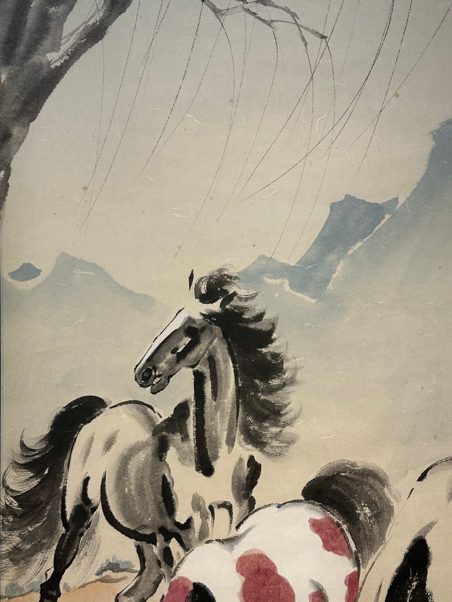 Chinese scroll painting Xu Beihong