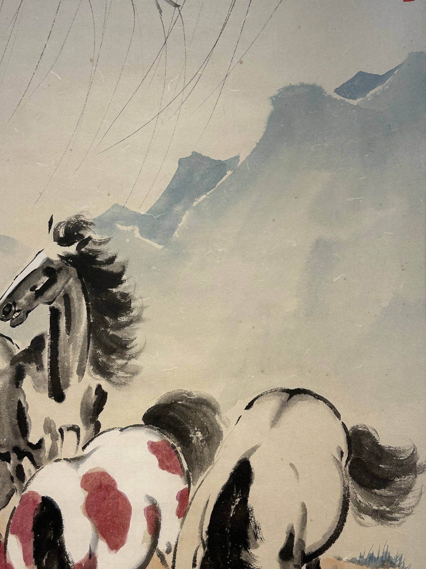 Chinese scroll painting Xu Beihong