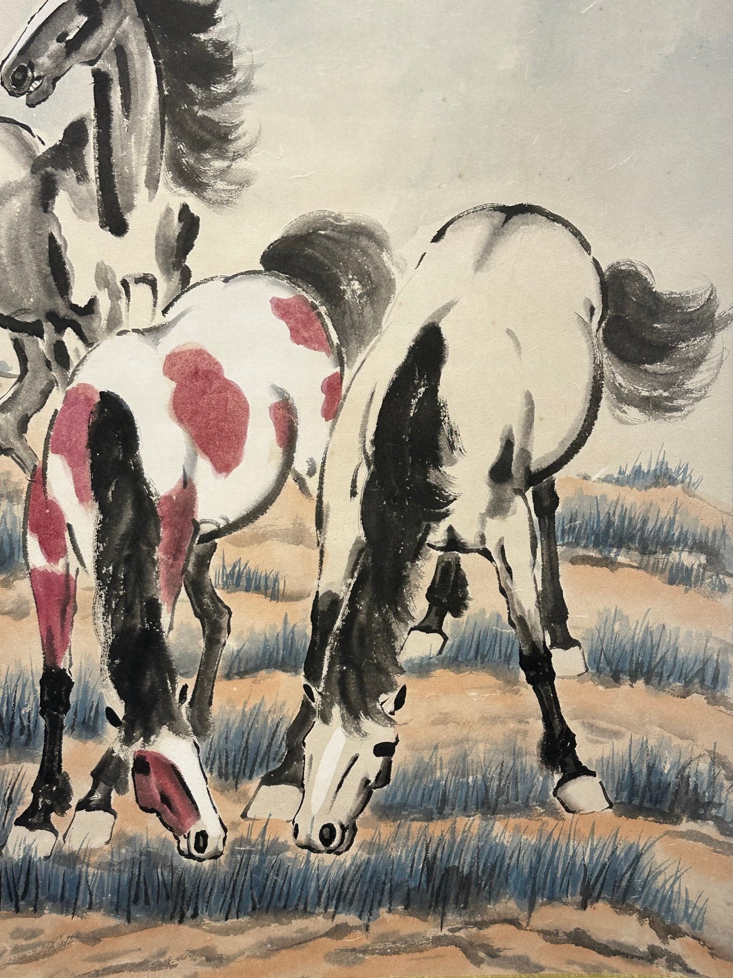 Chinese scroll painting Xu Beihong
