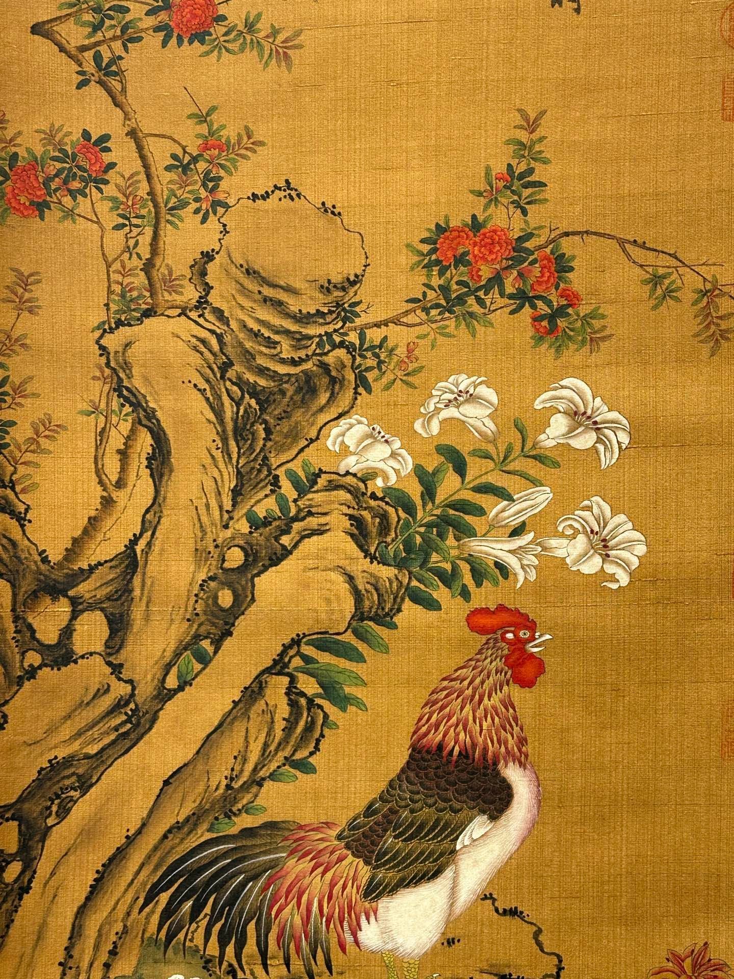 Chinese scroll painting Zhu Zhanji