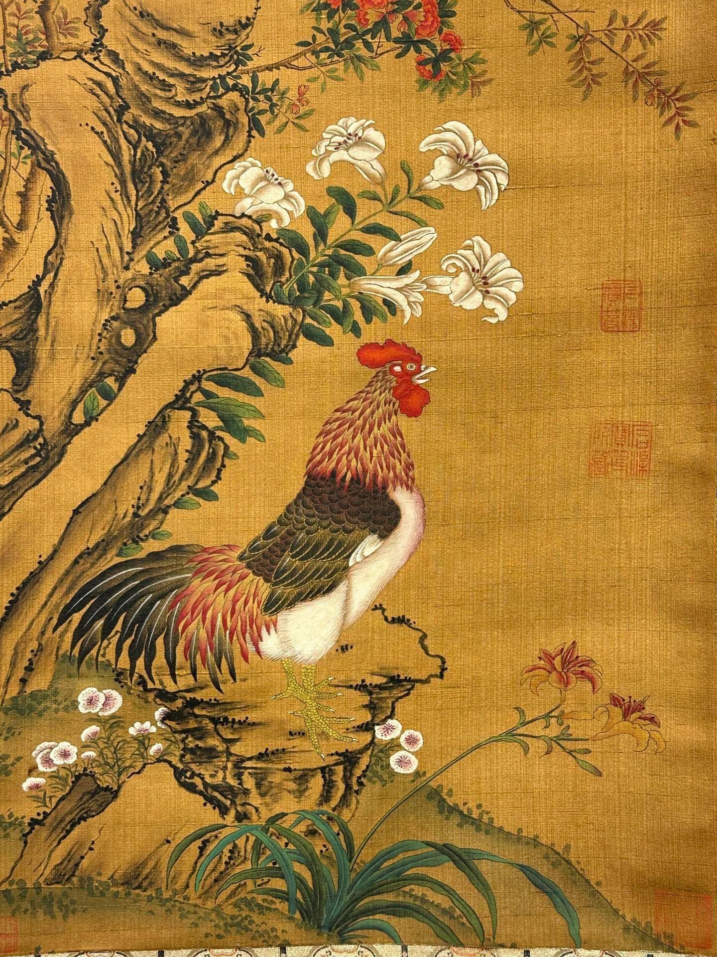 Chinese scroll painting Zhu Zhanji