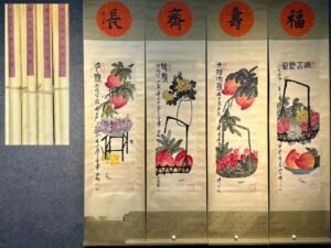 Chinese scroll painting Qi Baishi