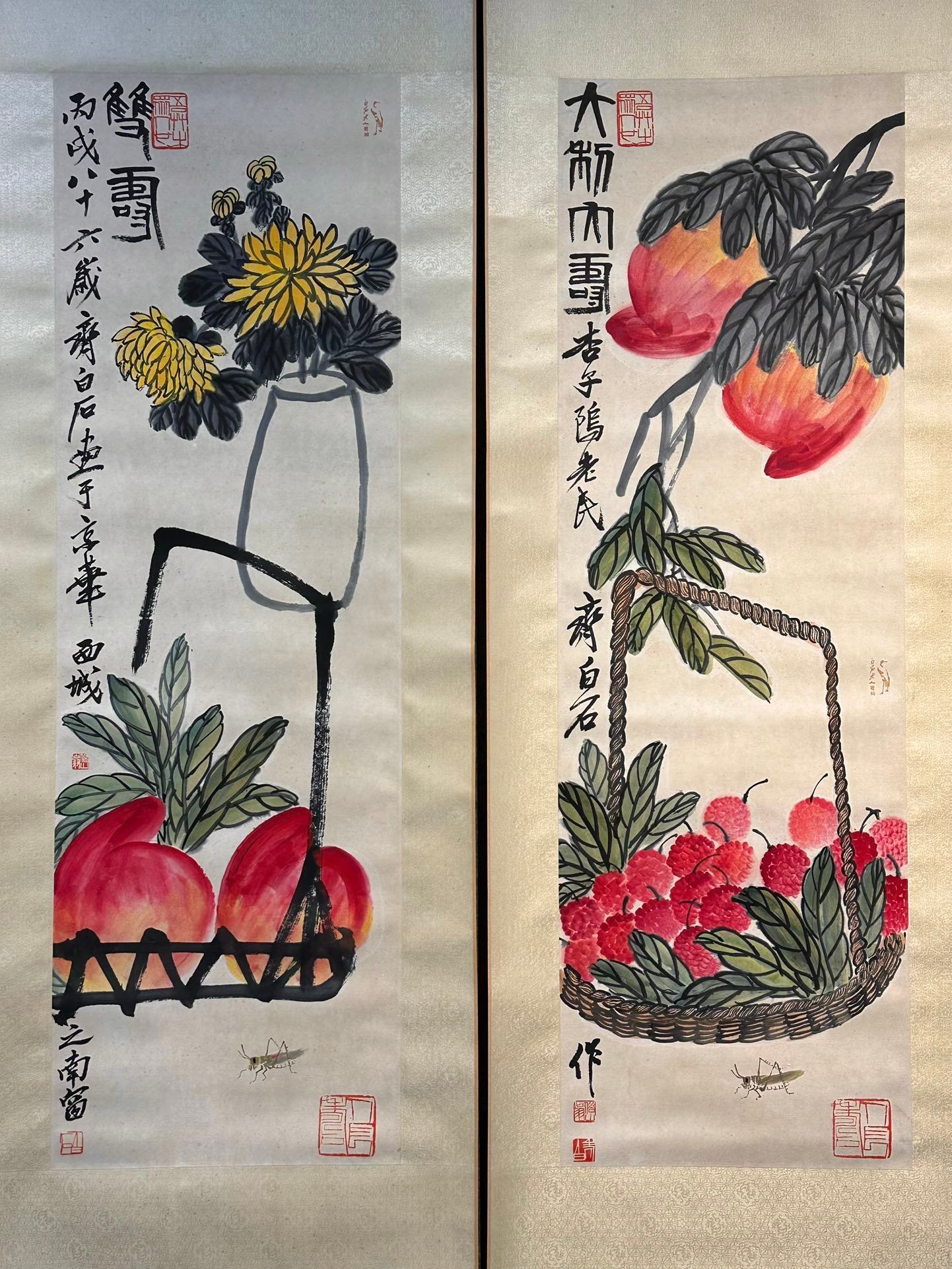 Chinese scroll painting Qi Baishi