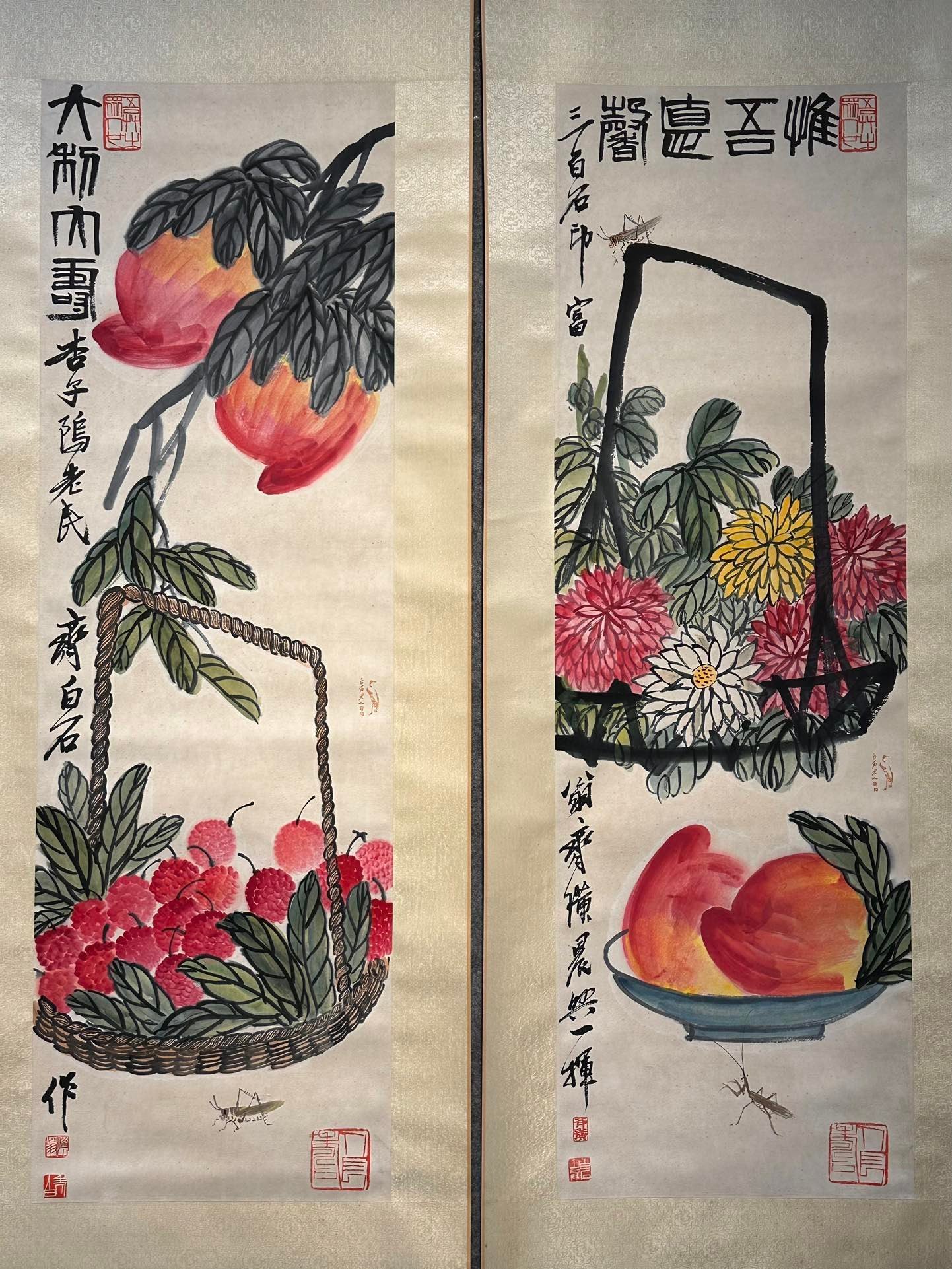 Chinese scroll painting Qi Baishi
