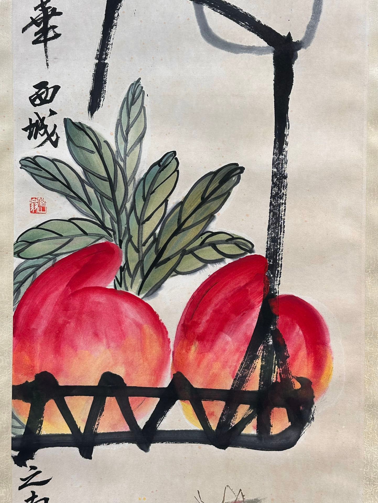 Chinese scroll painting Qi Baishi