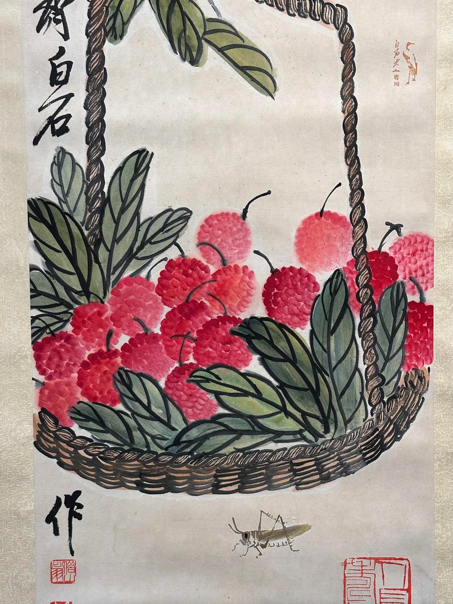 Chinese scroll painting Qi Baishi