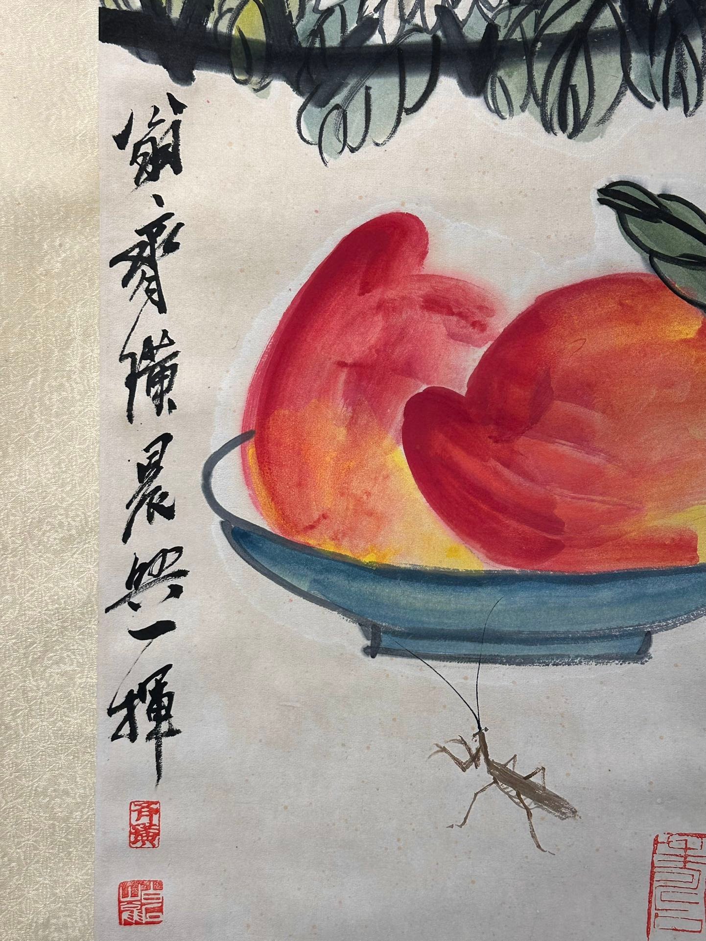 Chinese scroll painting Qi Baishi