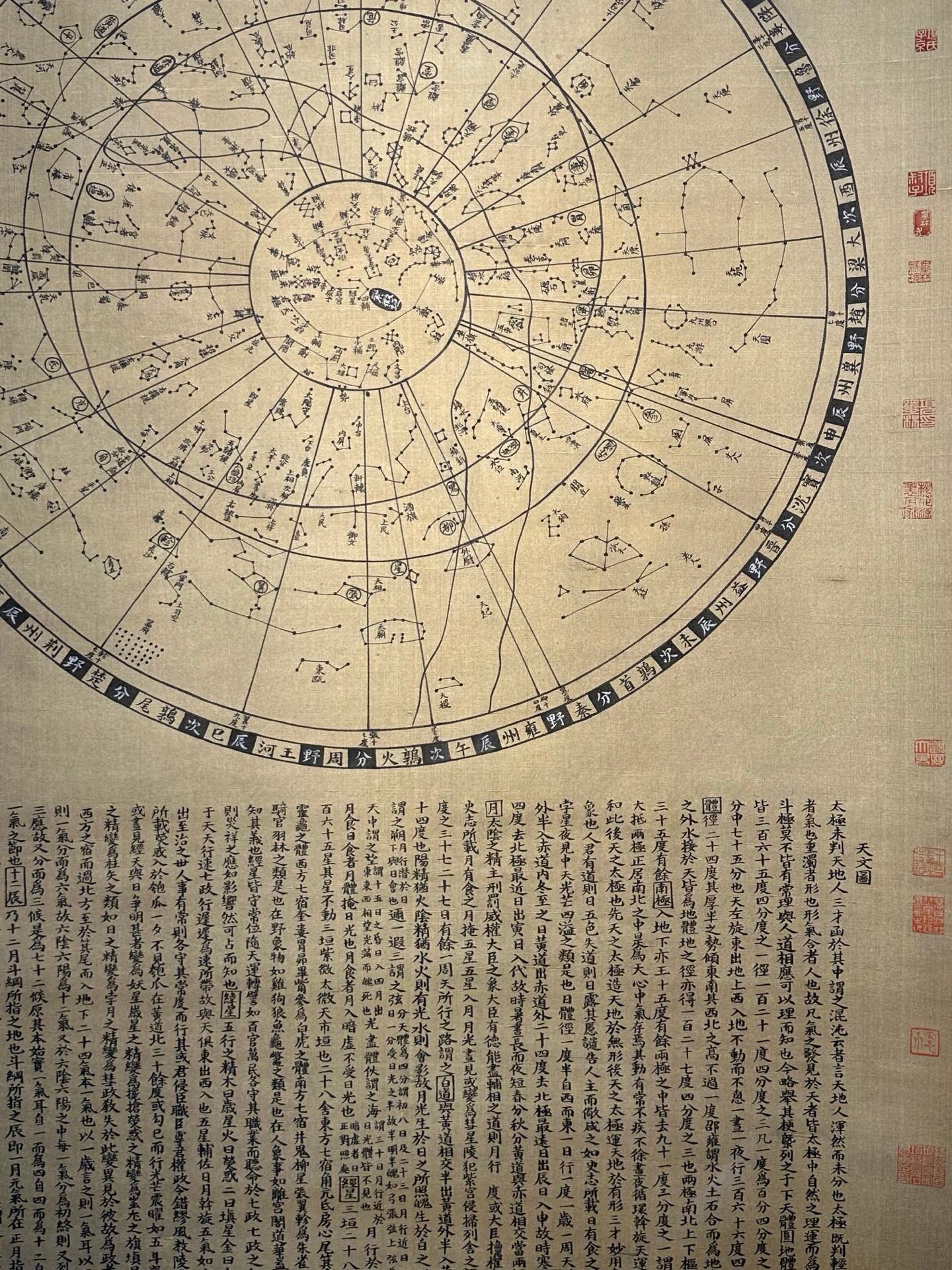 Chinese scroll painting Zhang Heng