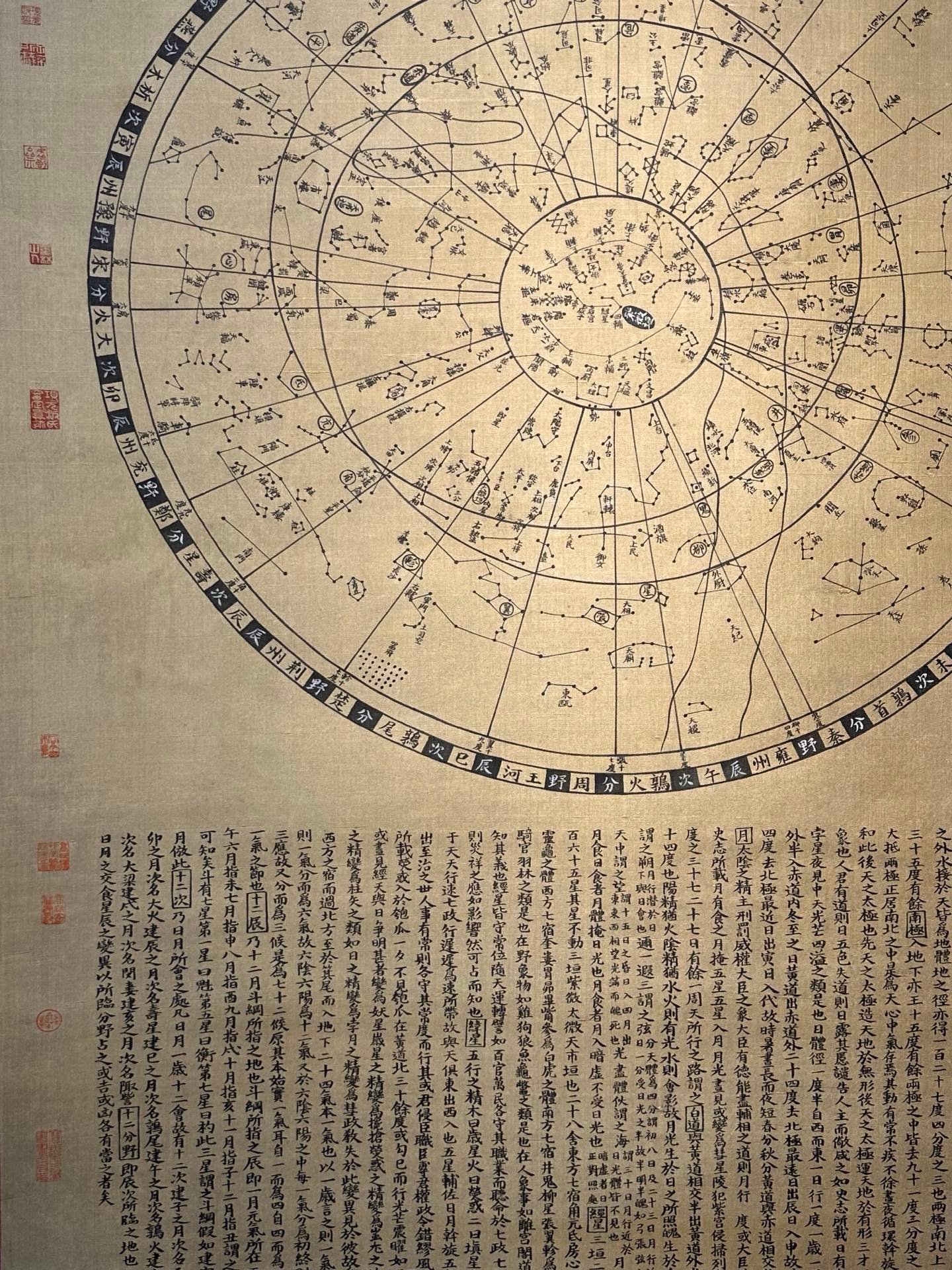 Chinese scroll painting Zhang Heng