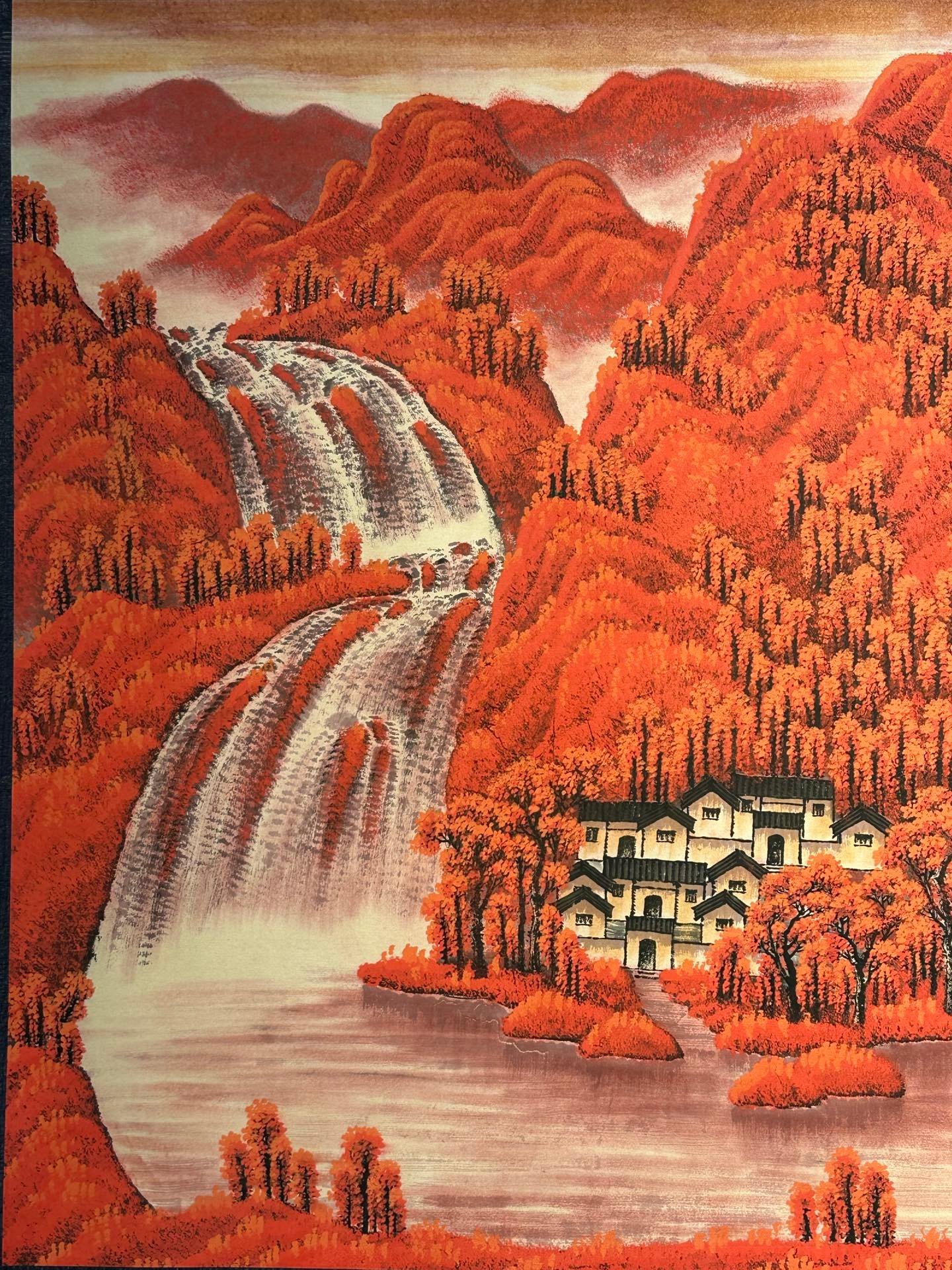 Chinese scroll painting Li Keran
