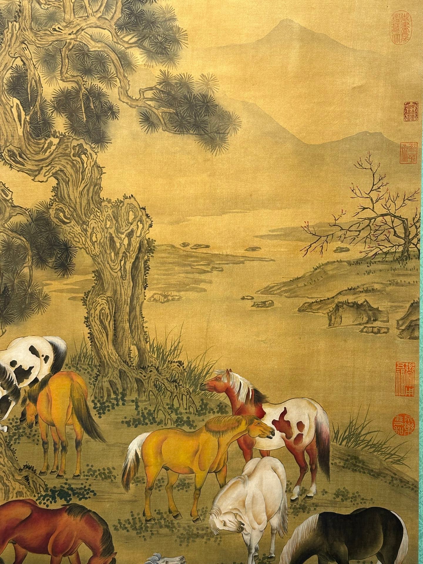 Chinese scroll painting Giuseppe