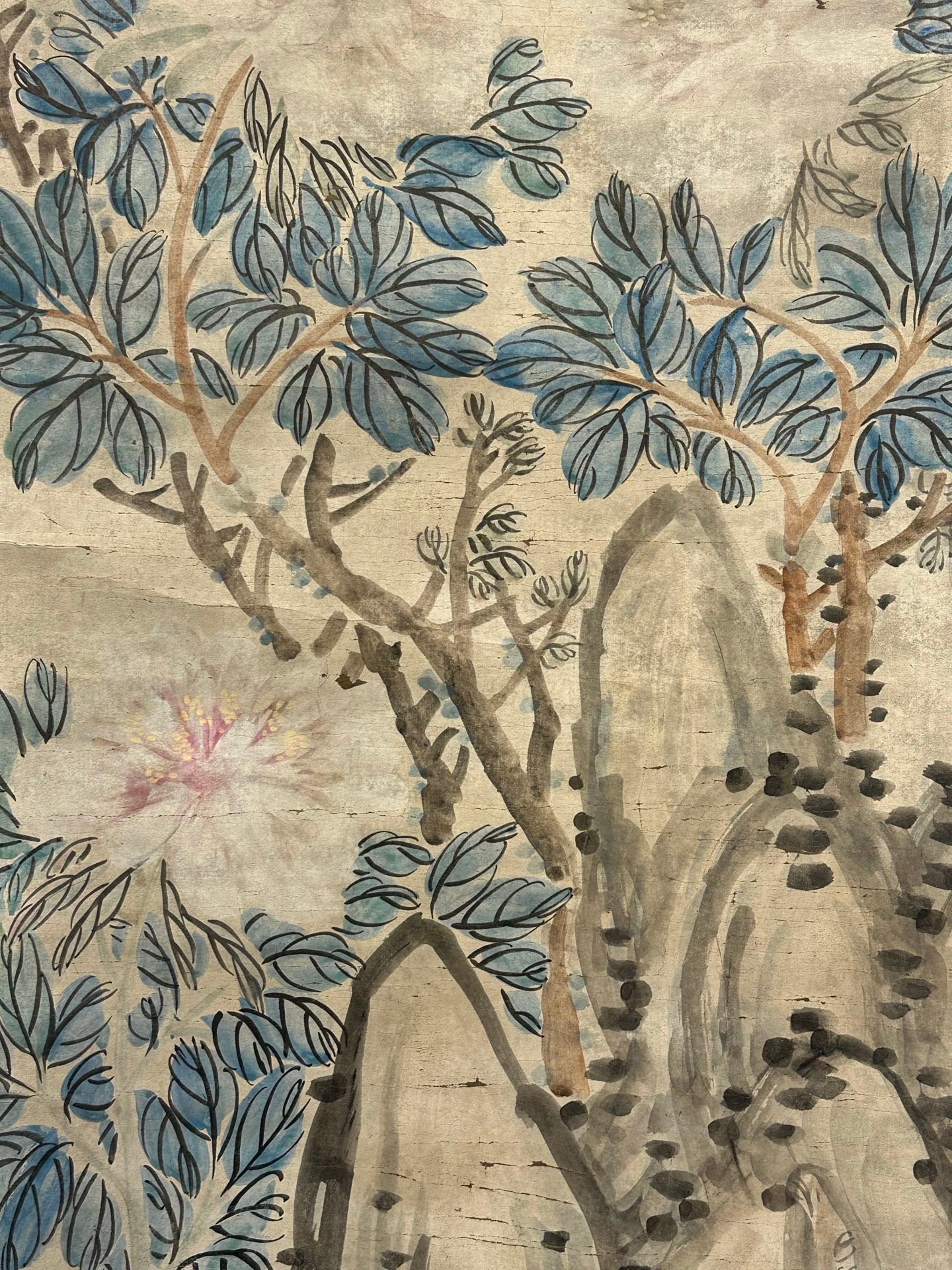 Chinese scroll painting Pu Hua