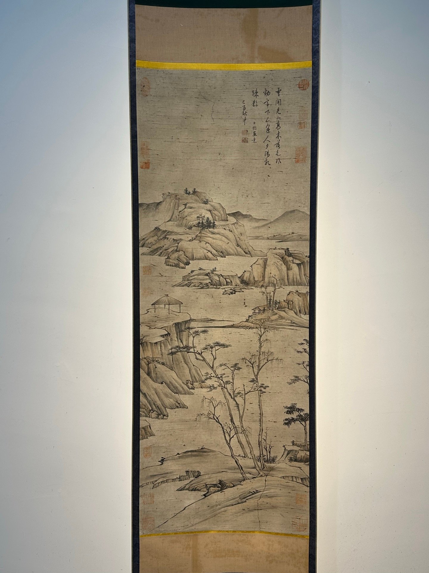 Chinese scroll painting Cha Shibiao