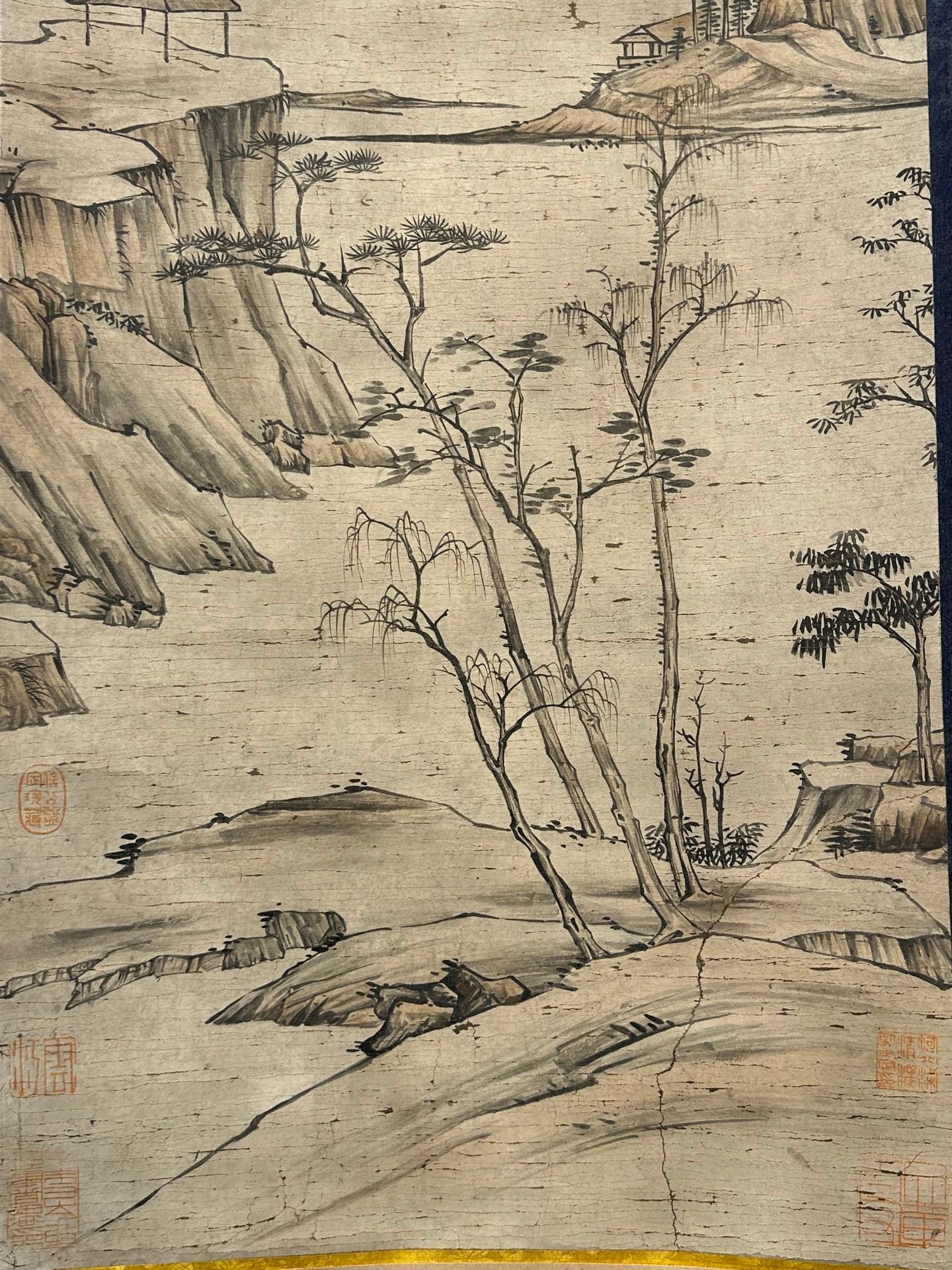 Chinese scroll painting Cha Shibiao