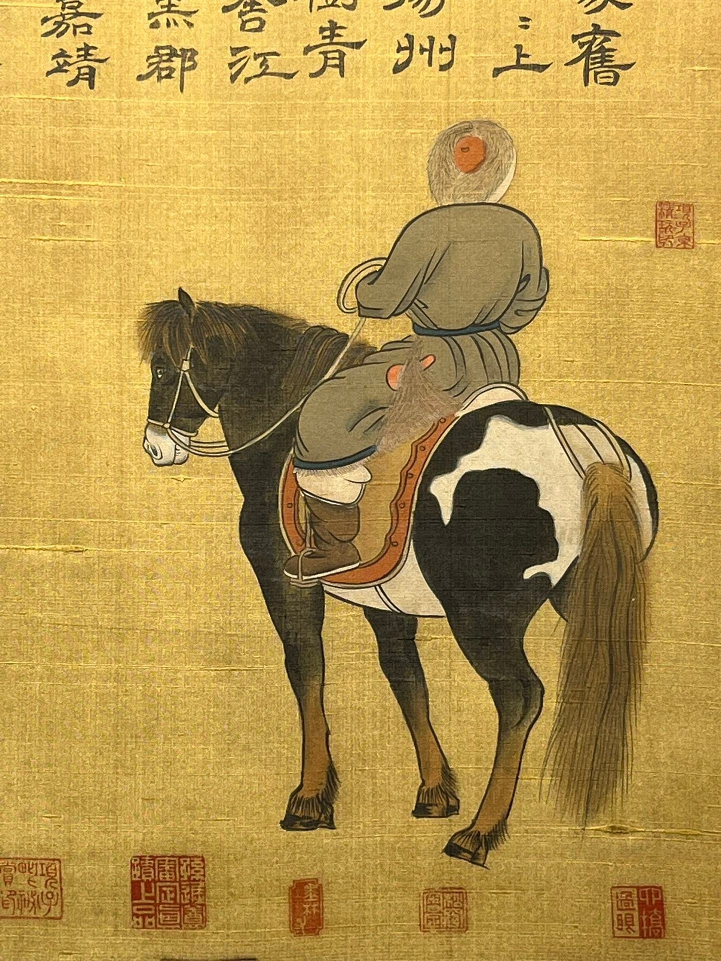 Chinese scroll painting Li Gonglin