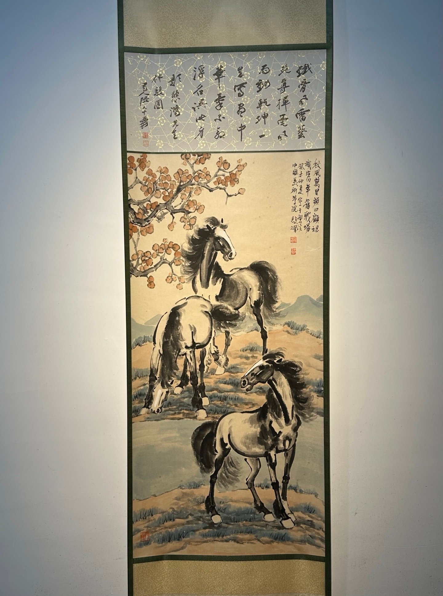 Chinese scroll painting Xu Beihong