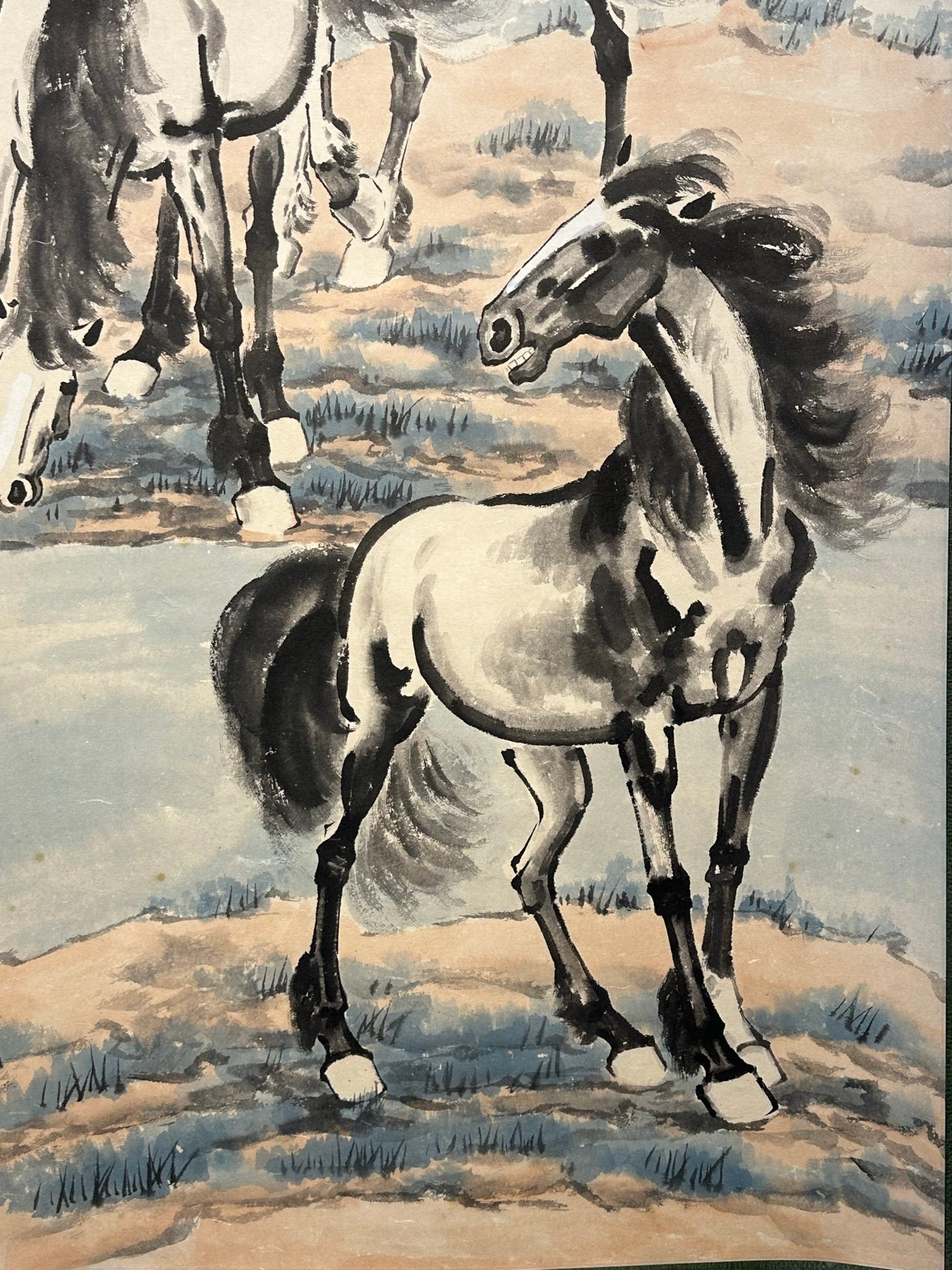 Chinese scroll painting Xu Beihong
