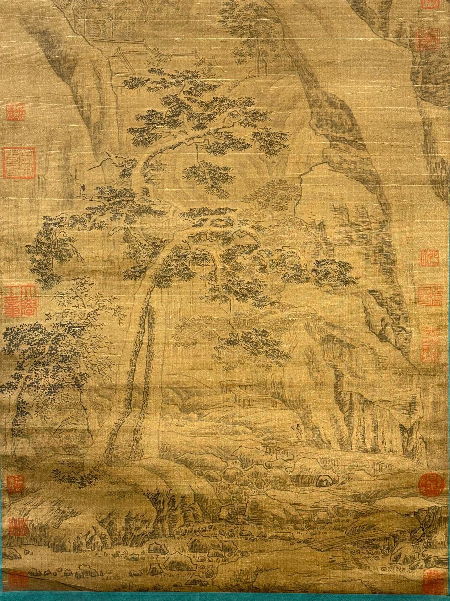 Chinese scroll painting Guan Tong