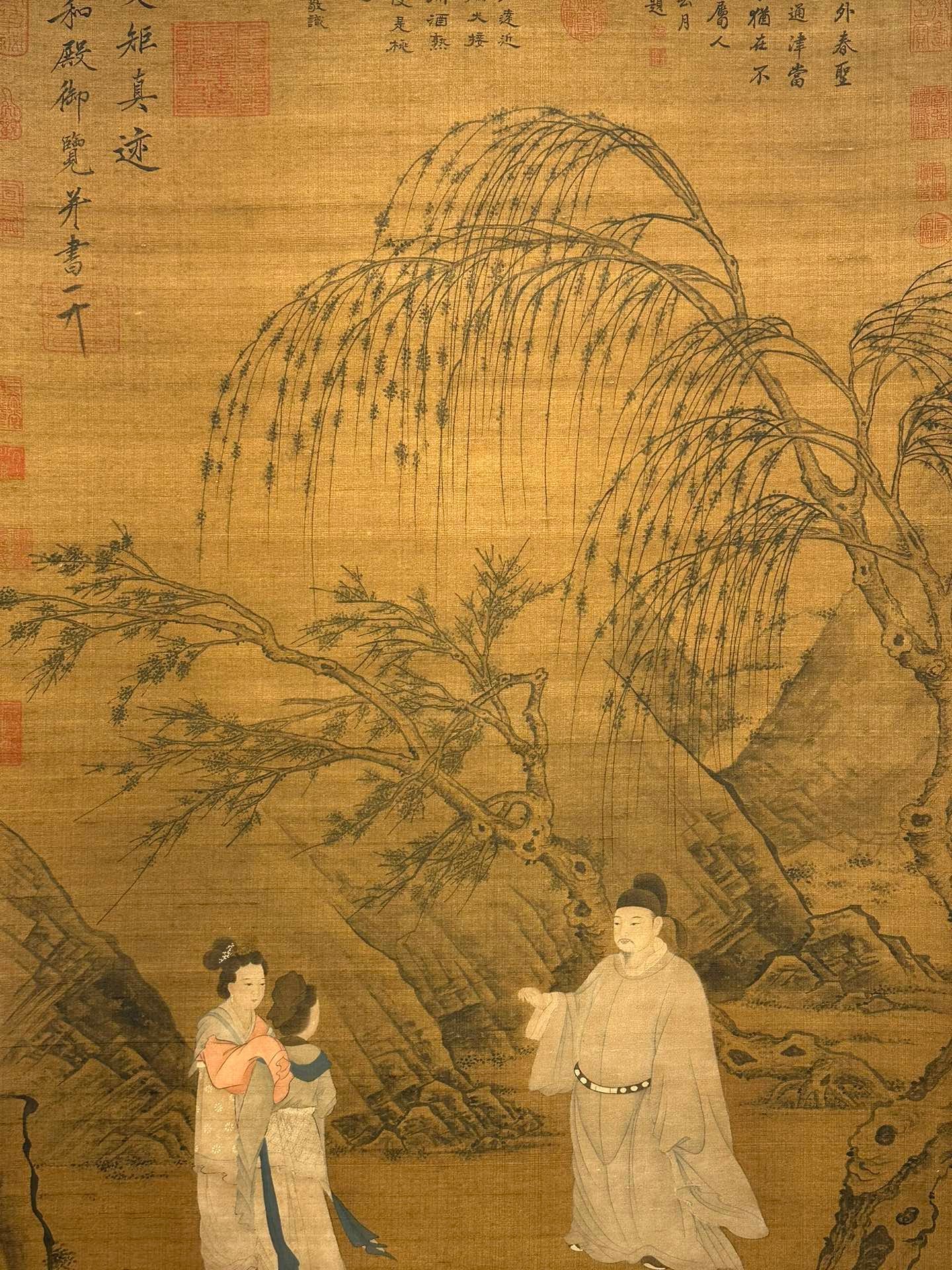 Chinese scroll painting Zhou Wenju