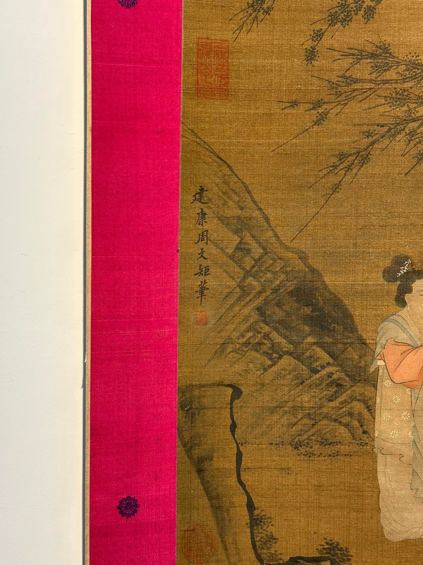 Chinese scroll painting Zhou Wenju