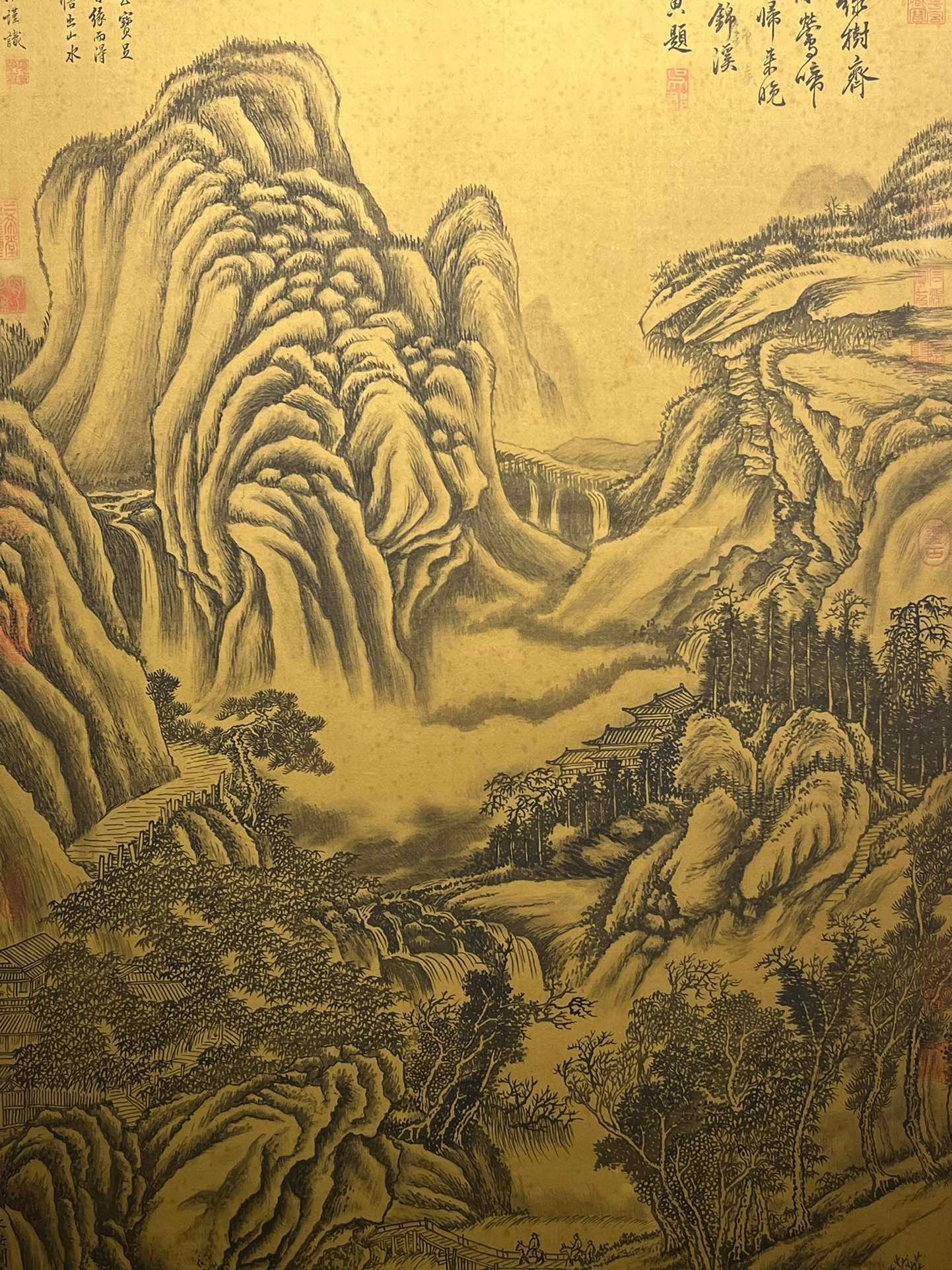 Chinese scroll painting Guan Tong