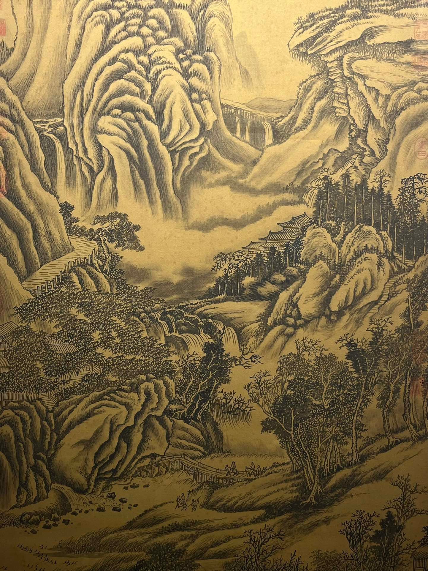 Chinese scroll painting Guan Tong