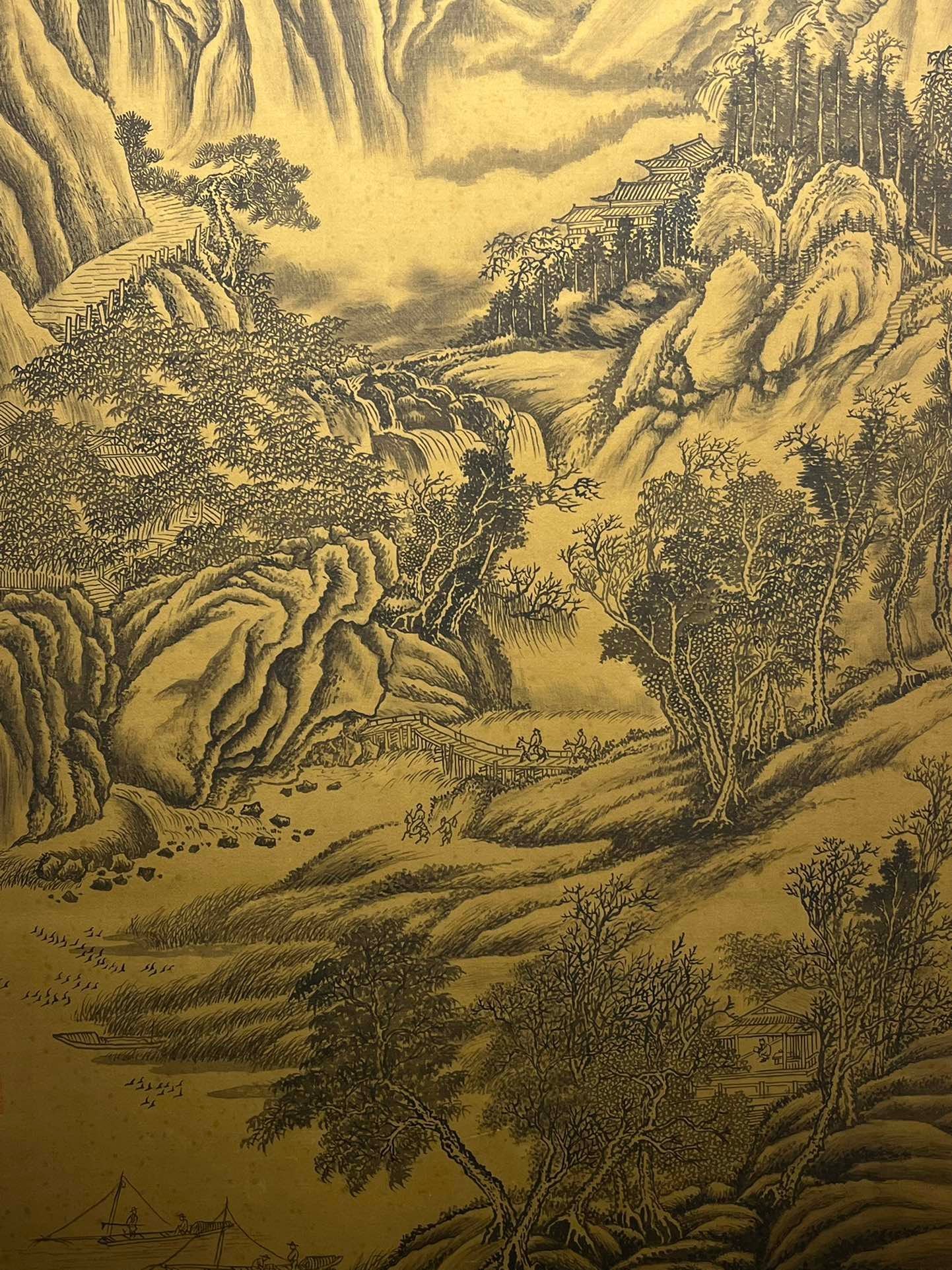Chinese scroll painting Guan Tong
