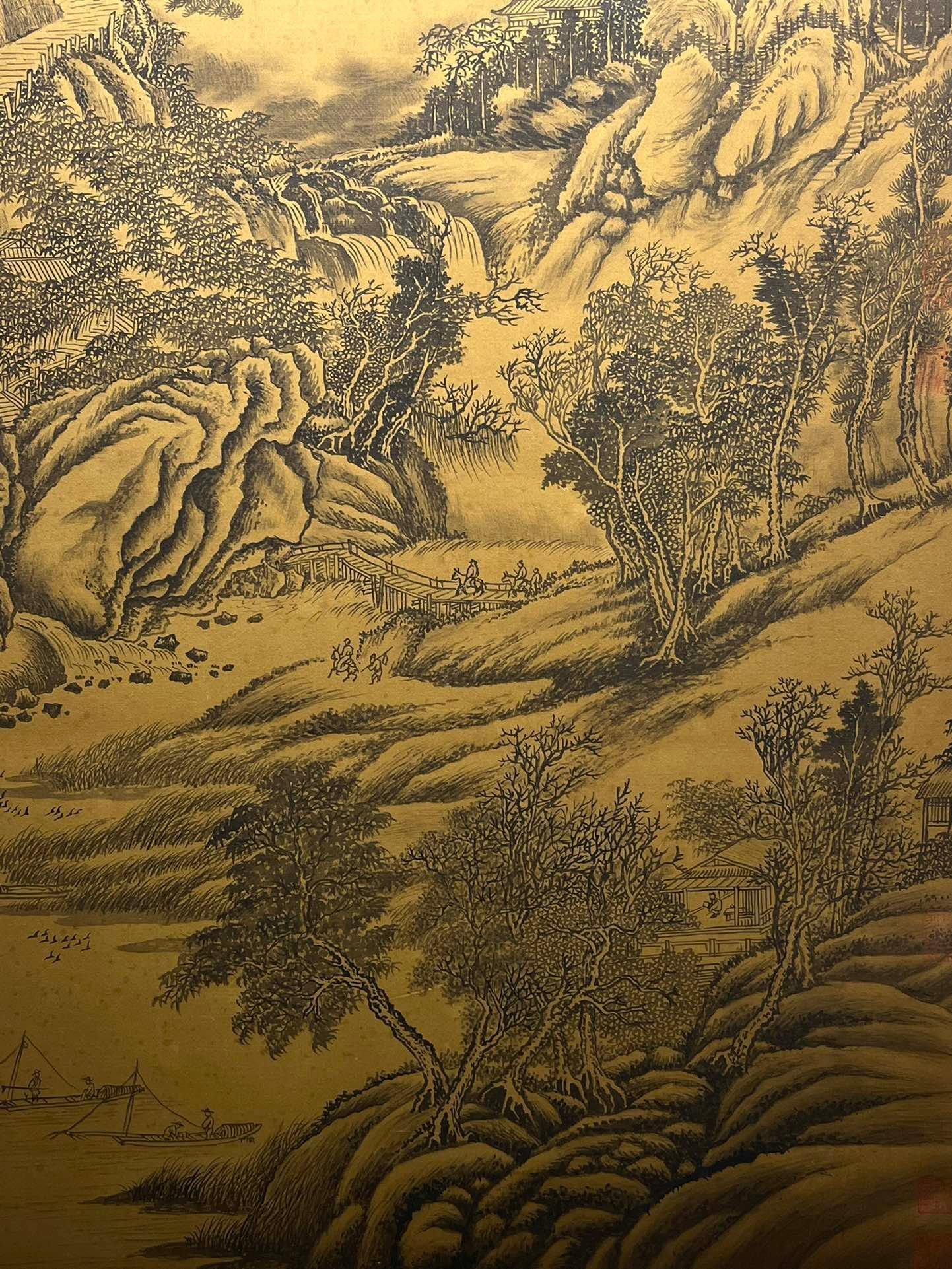 Chinese scroll painting Guan Tong