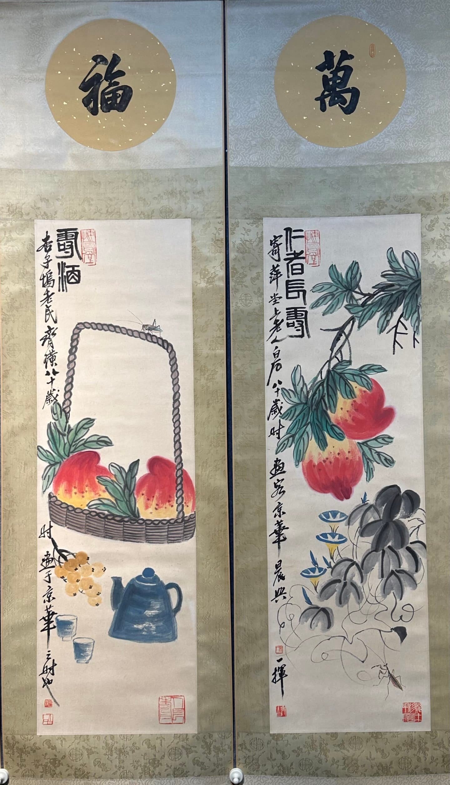 Chinese scroll painting Qi Baishi