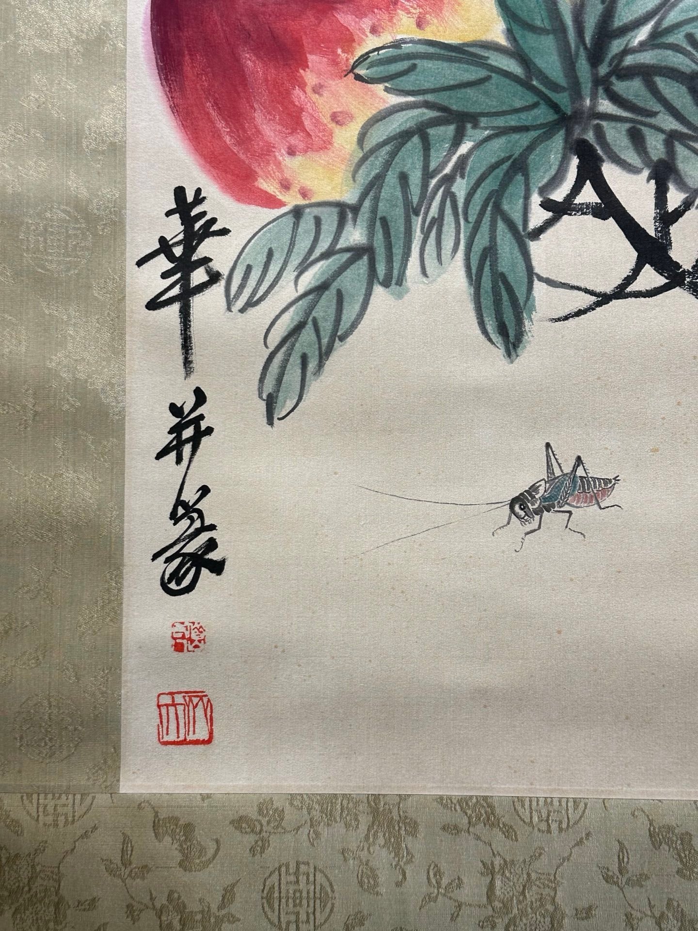 Chinese scroll painting Qi Baishi