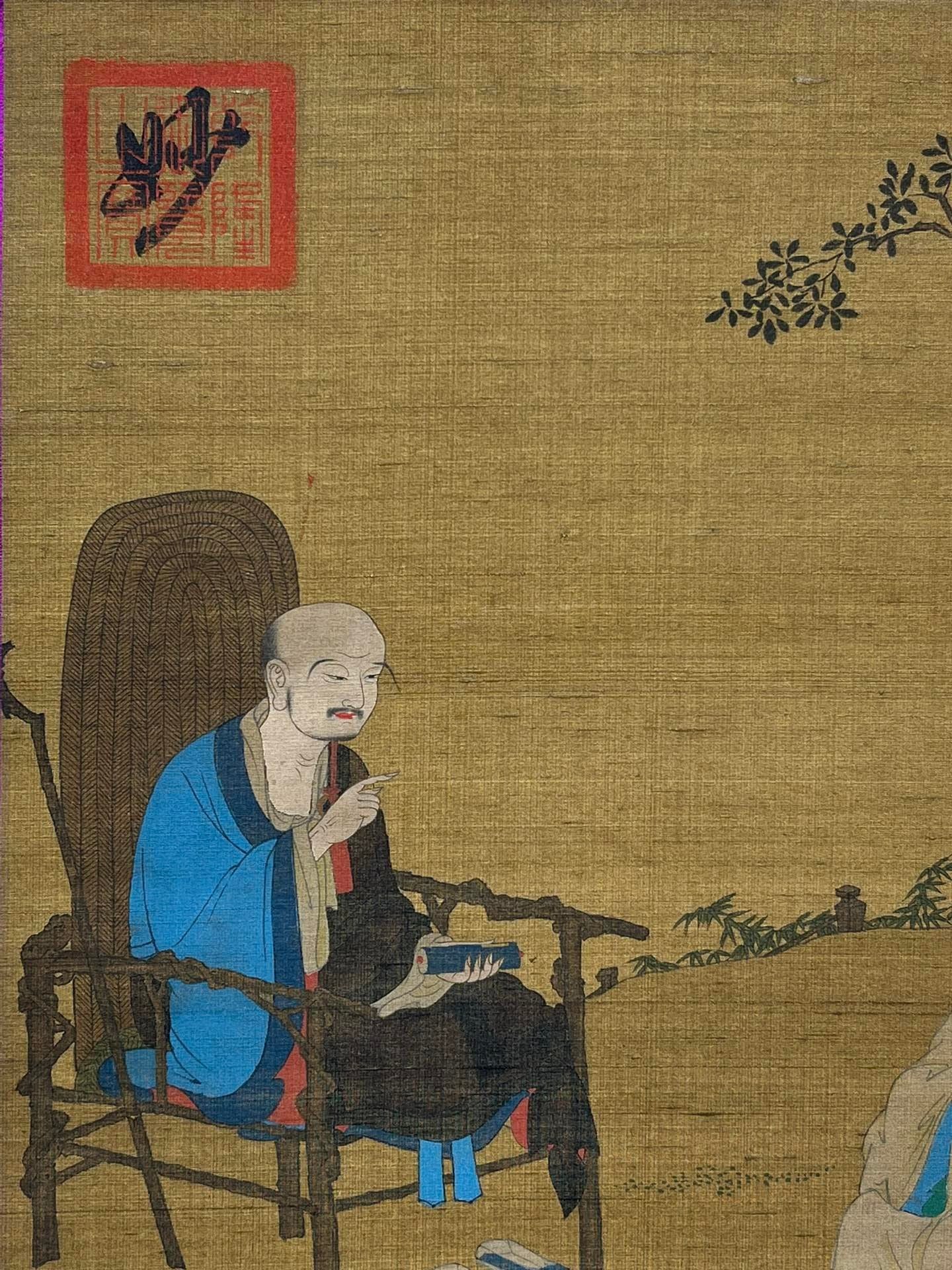 Chinese scroll painting Liu Songnian