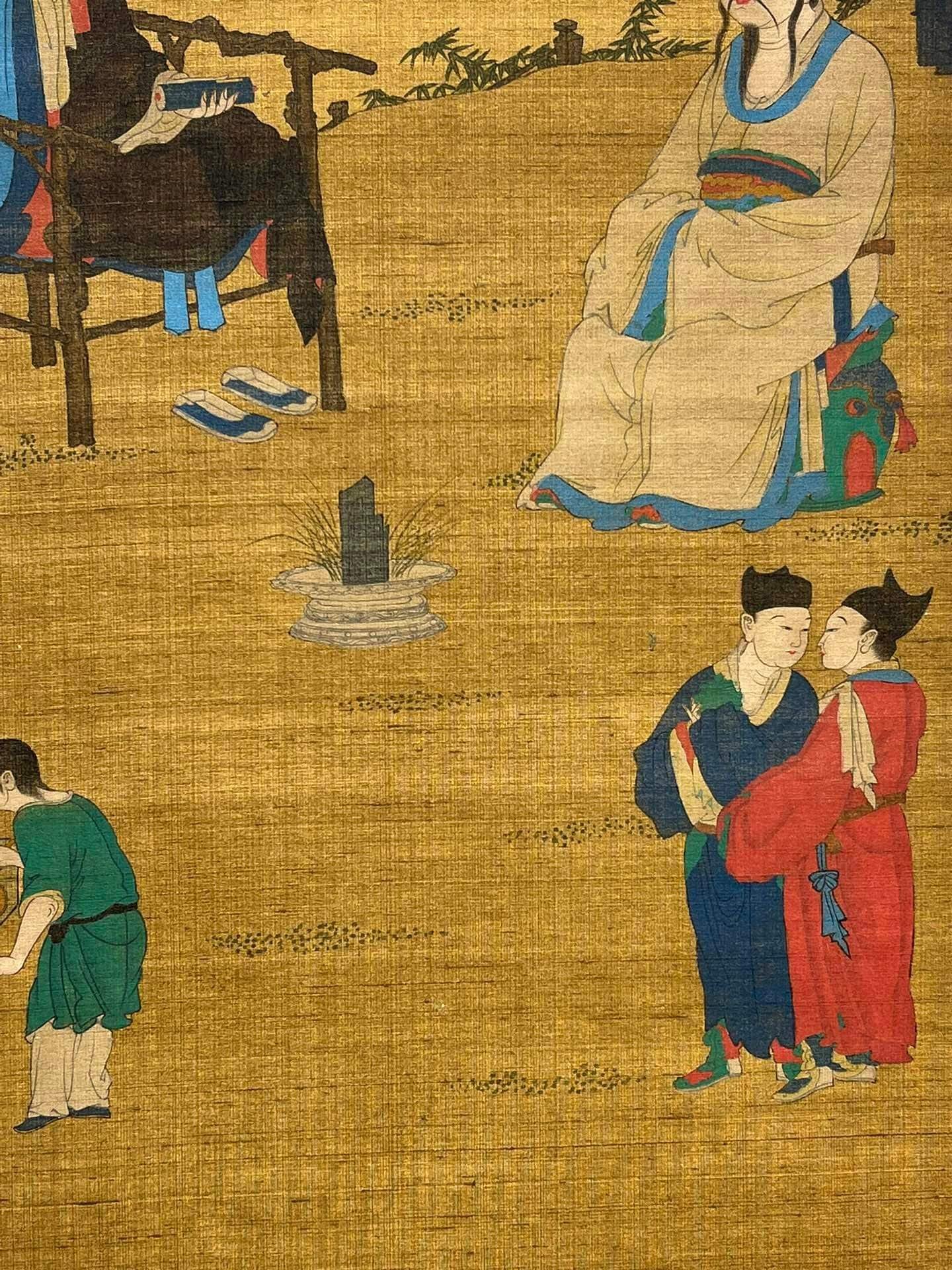 Chinese scroll painting Liu Songnian