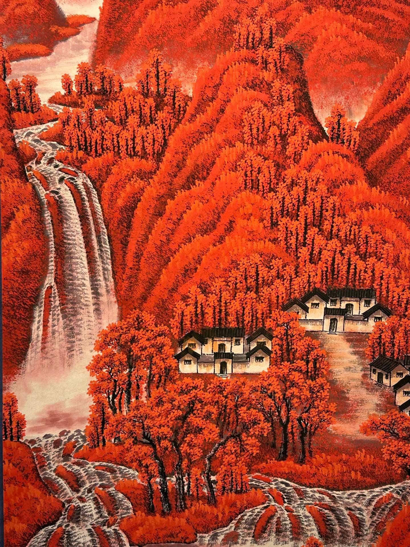 Chinese scroll painting Li Keran