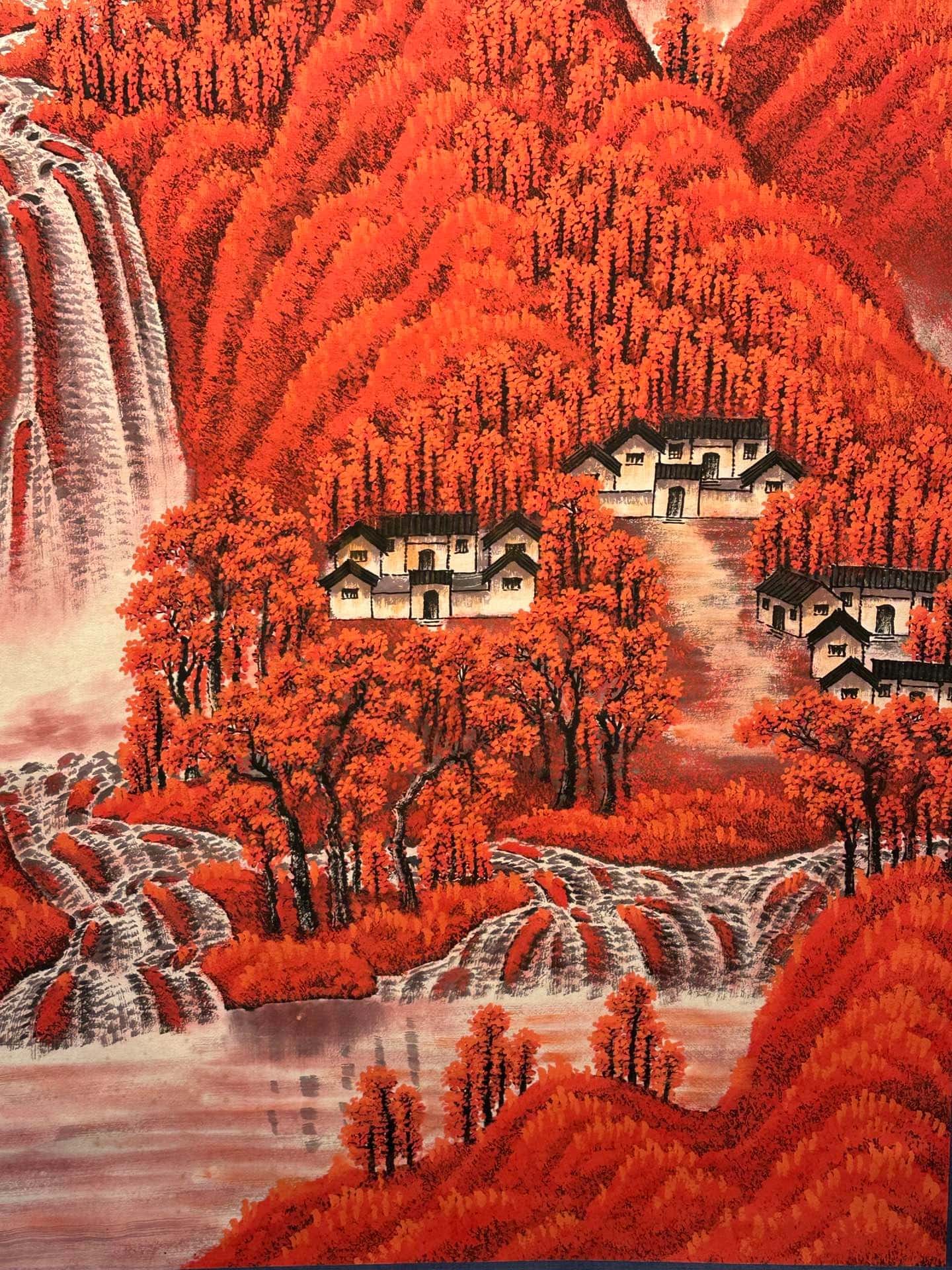 Chinese scroll painting Li Keran