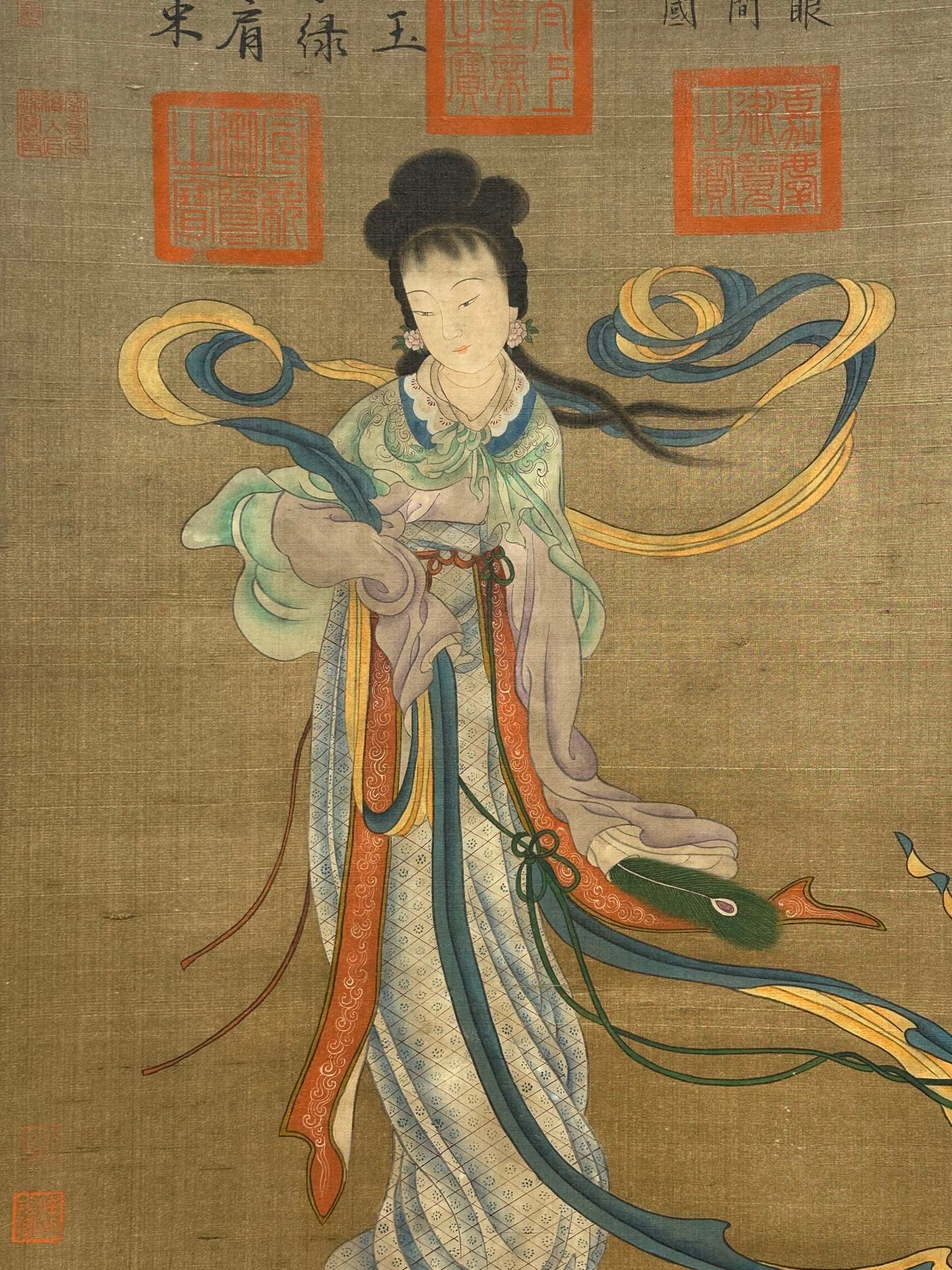 Chinese scroll painting Tang Yin