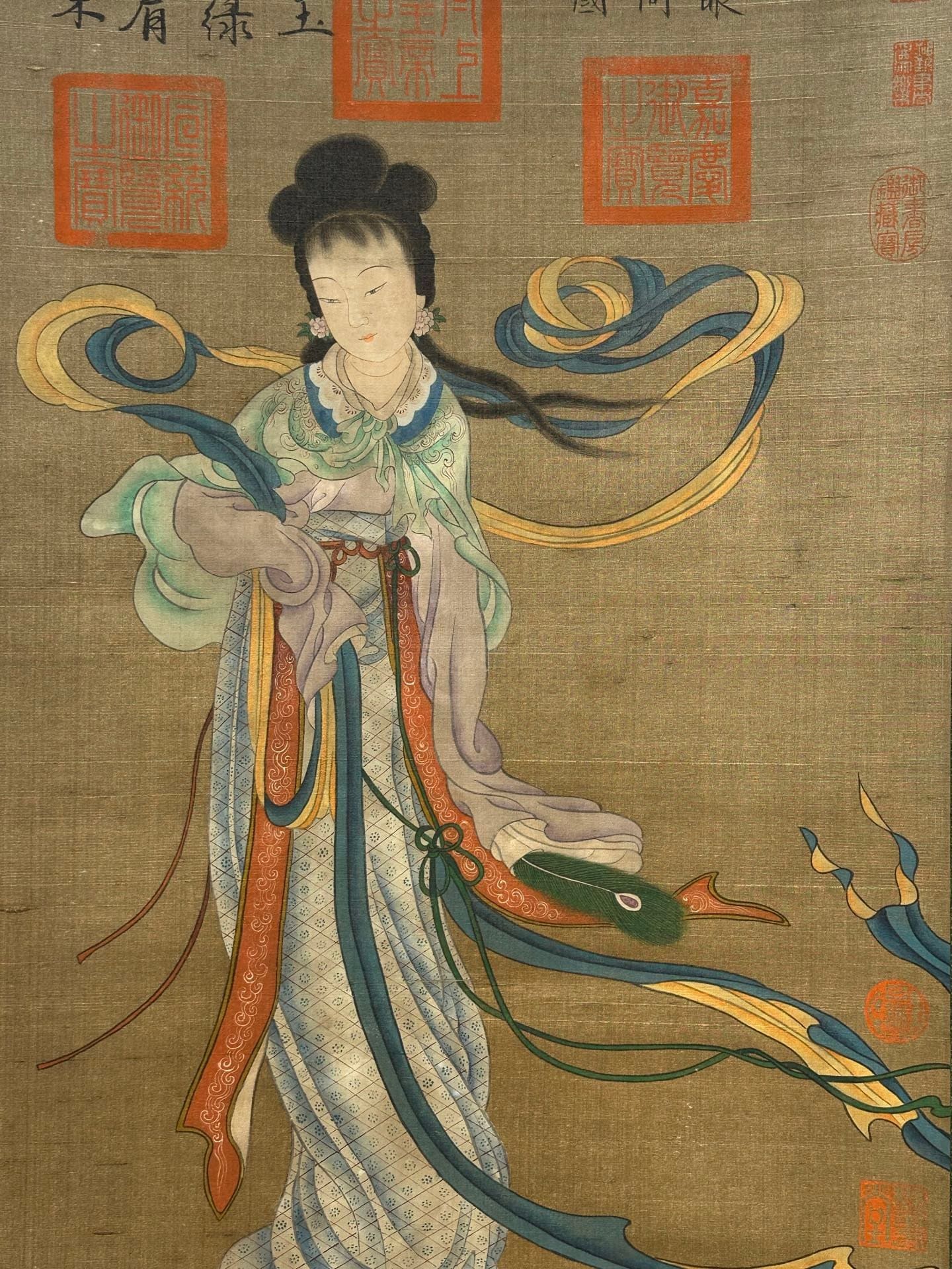 Chinese scroll painting Tang Yin