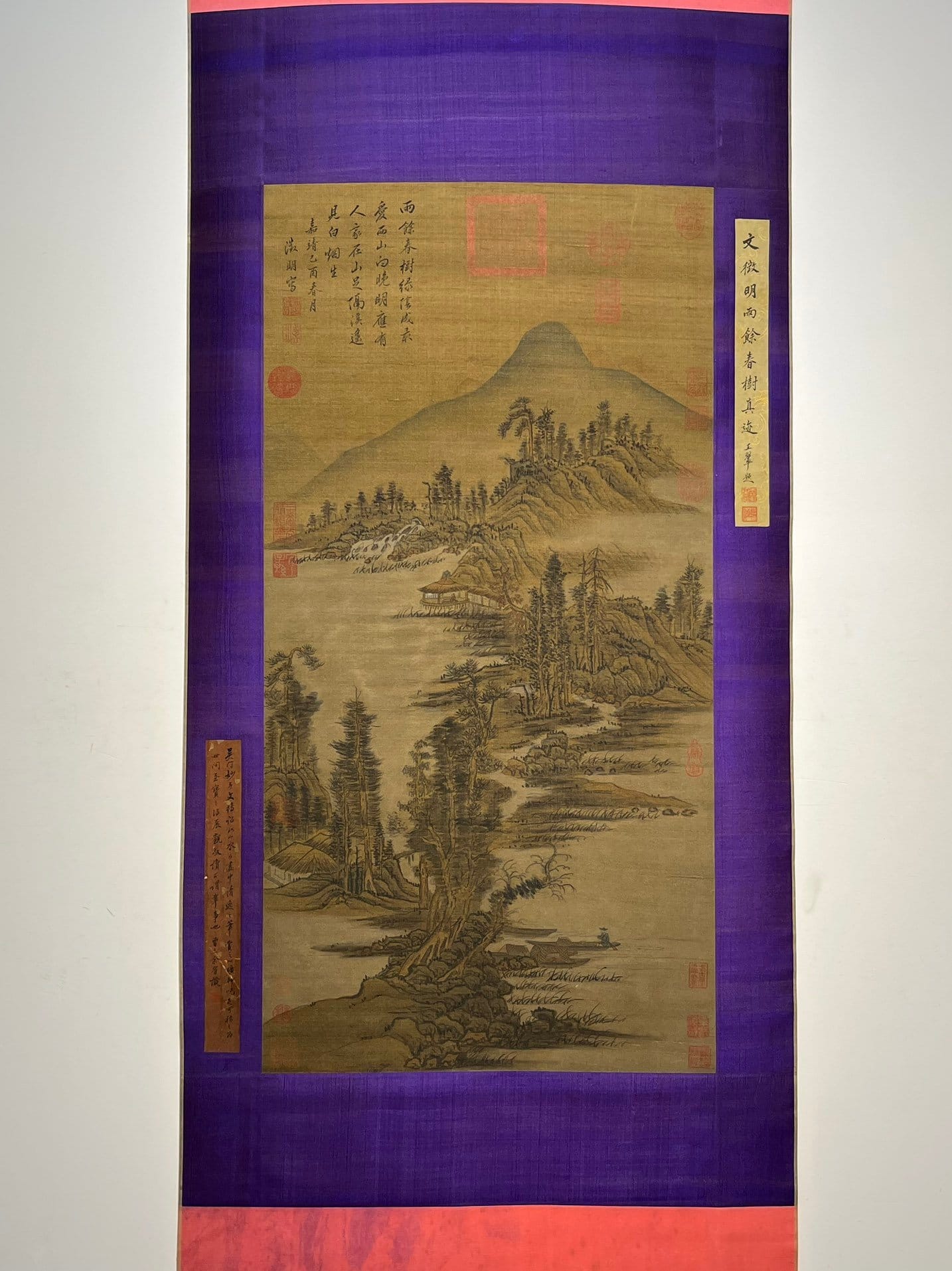 Chinese scroll painting Wen Zhengming