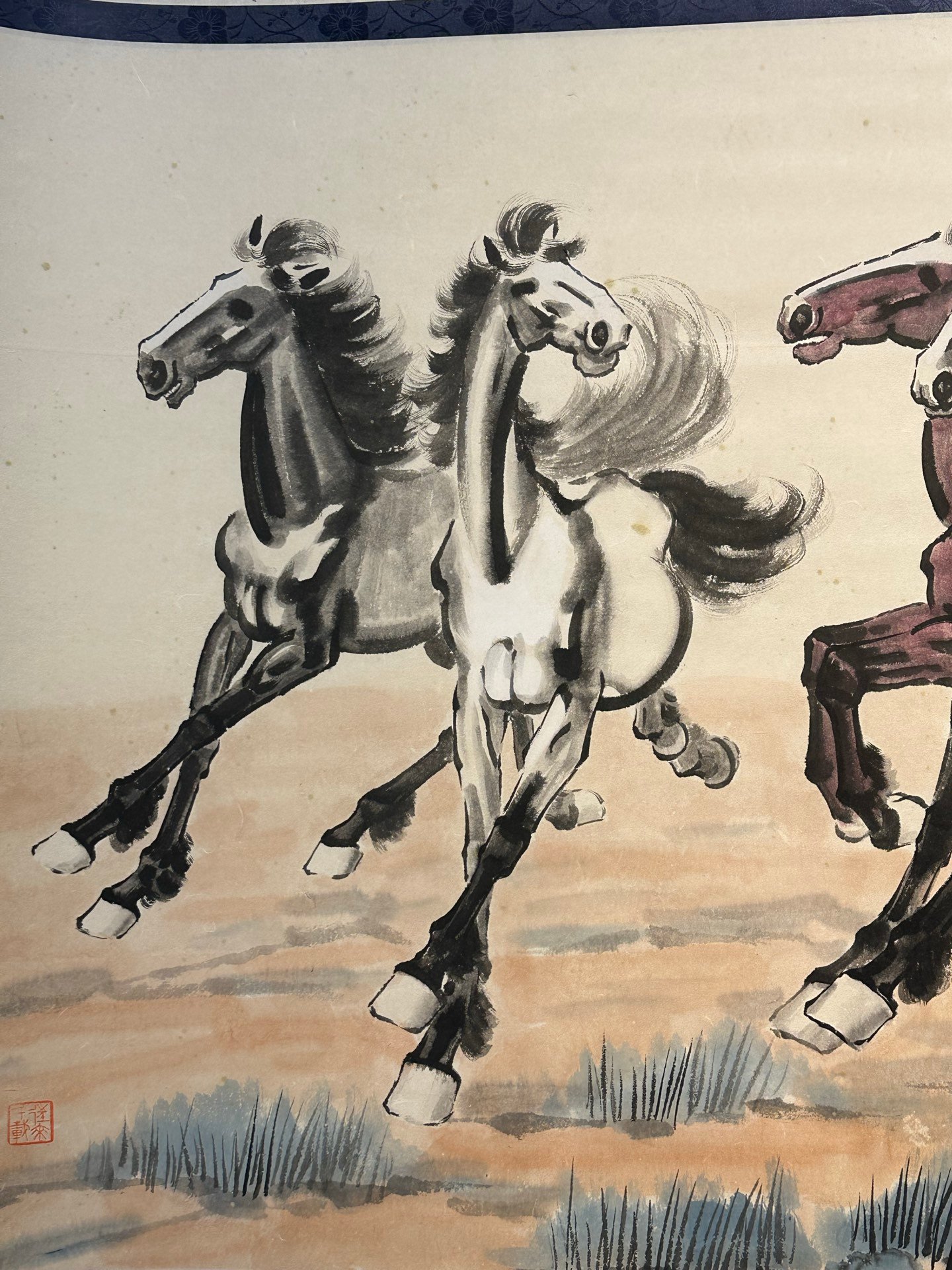 Chinese scroll painting Xu Beihong