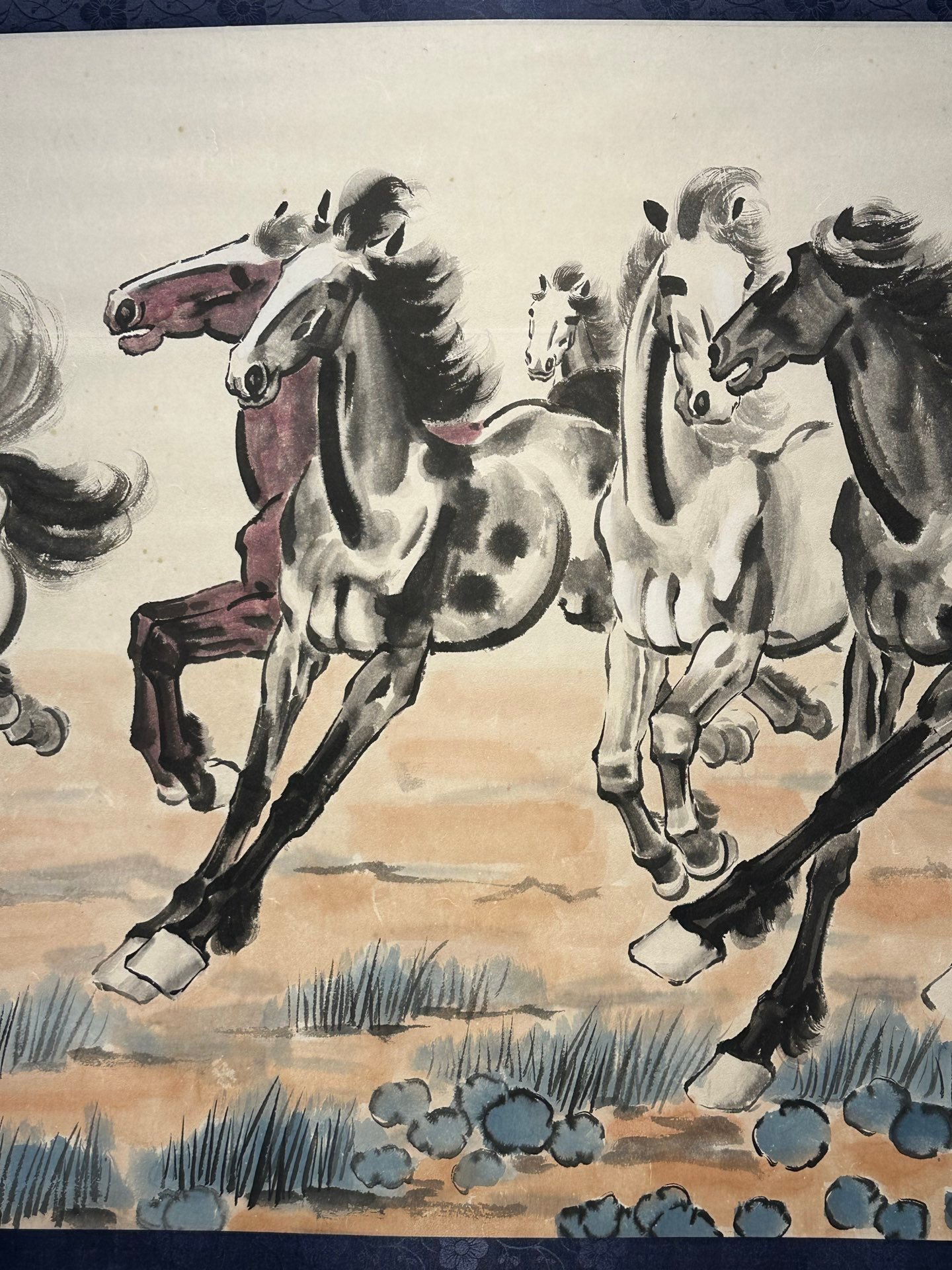 Chinese scroll painting Xu Beihong