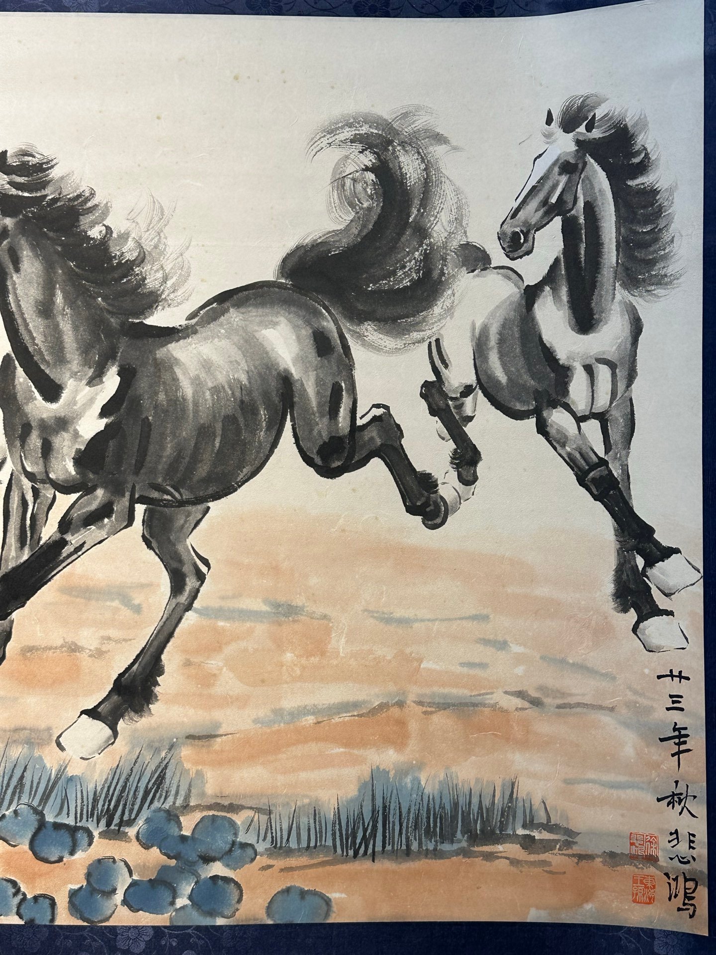 Chinese scroll painting Xu Beihong