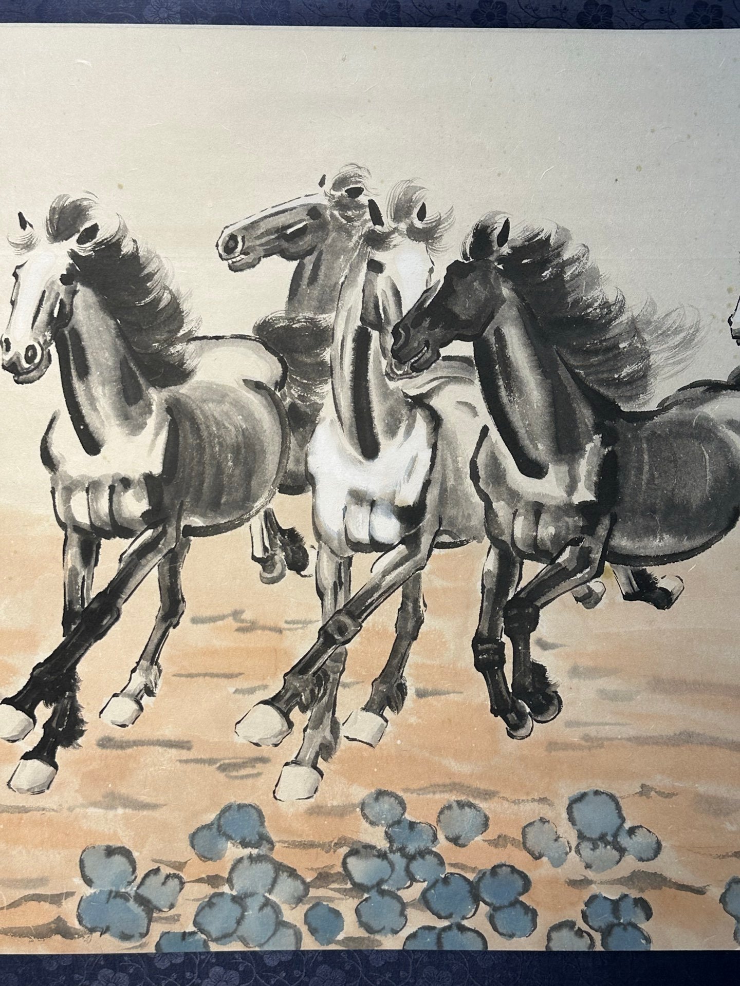 Chinese scroll painting Xu Beihong