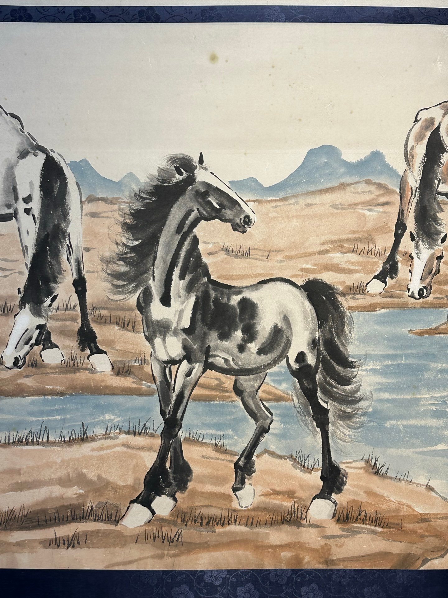 Chinese scroll painting Xu Beihong