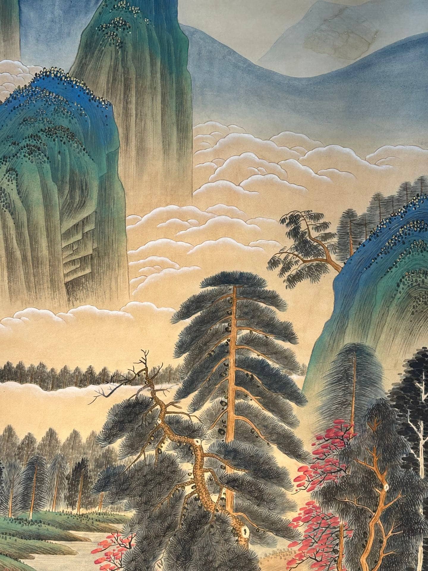 Chinese scroll painting Zhang Daqian