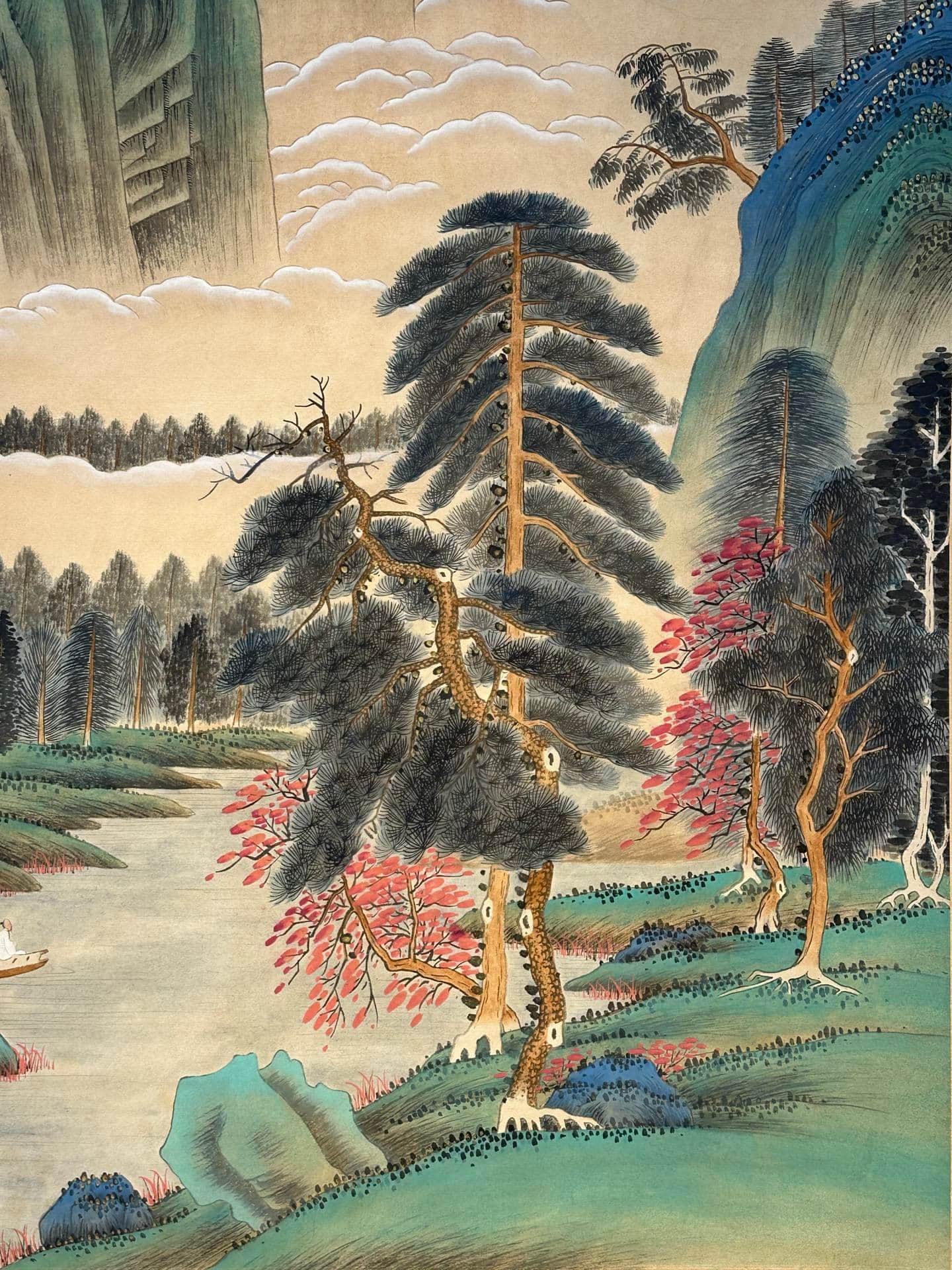 Chinese scroll painting Zhang Daqian