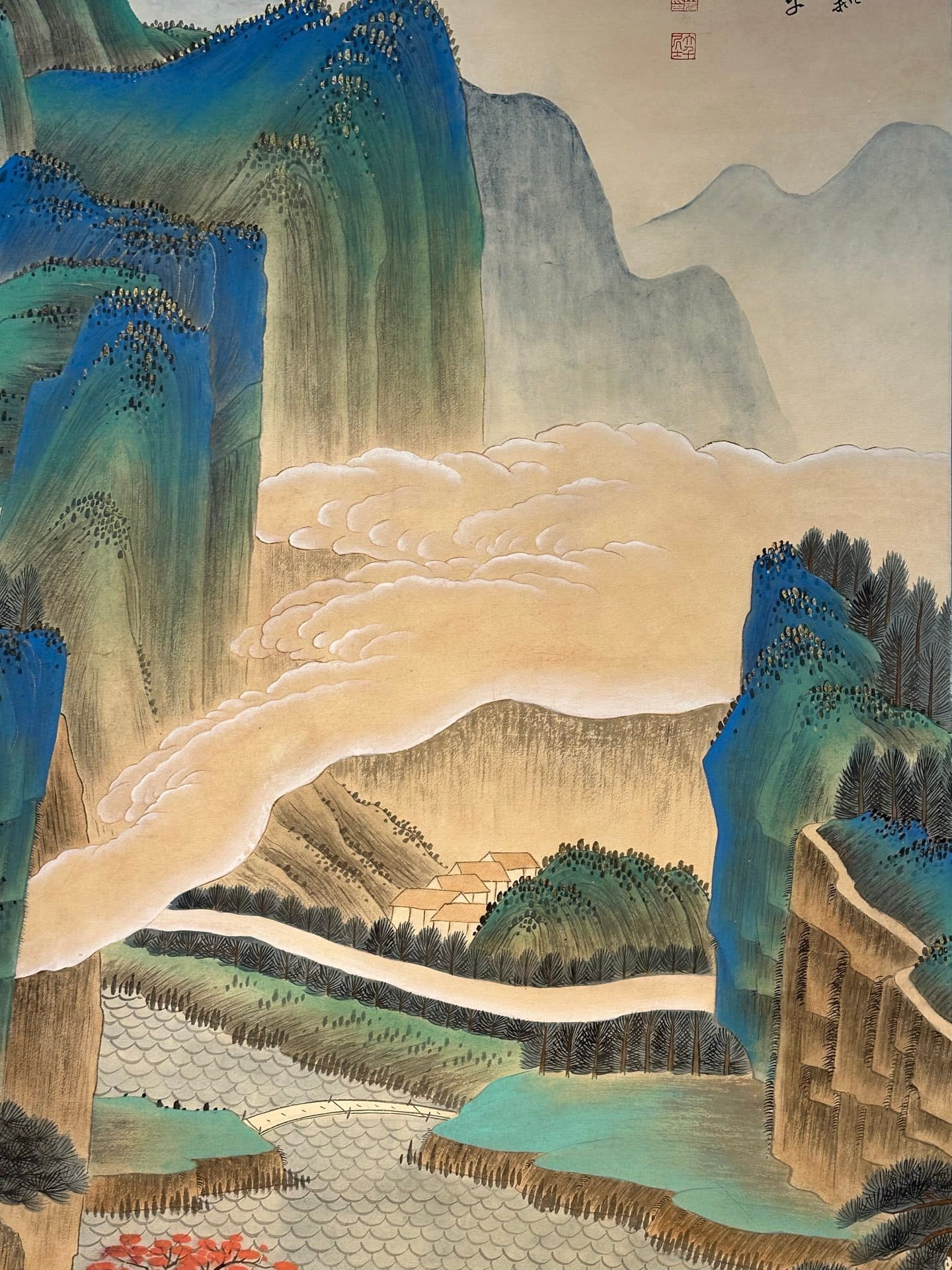 Chinese scroll painting Zhang Daqian