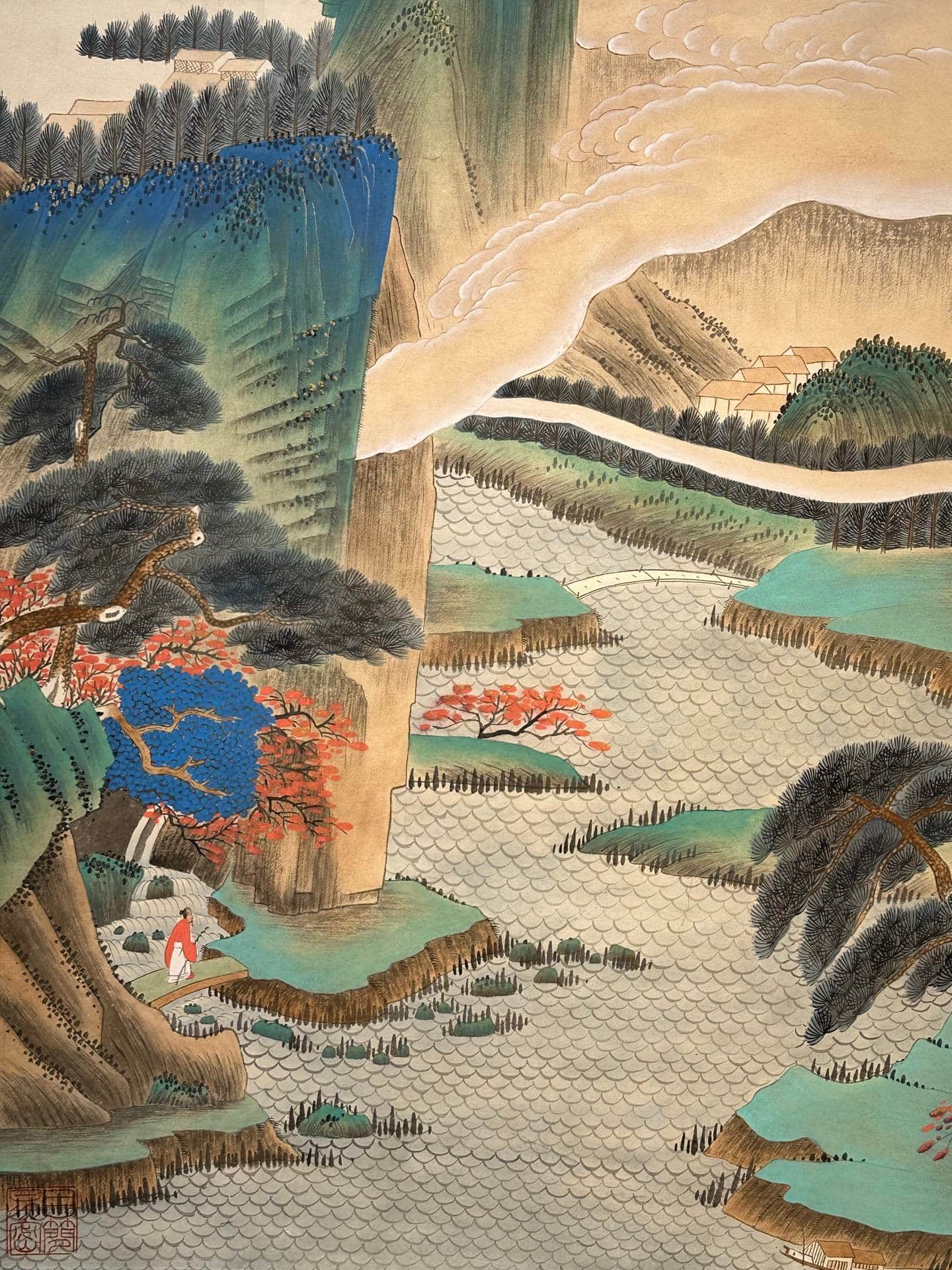 Chinese scroll painting Zhang Daqian