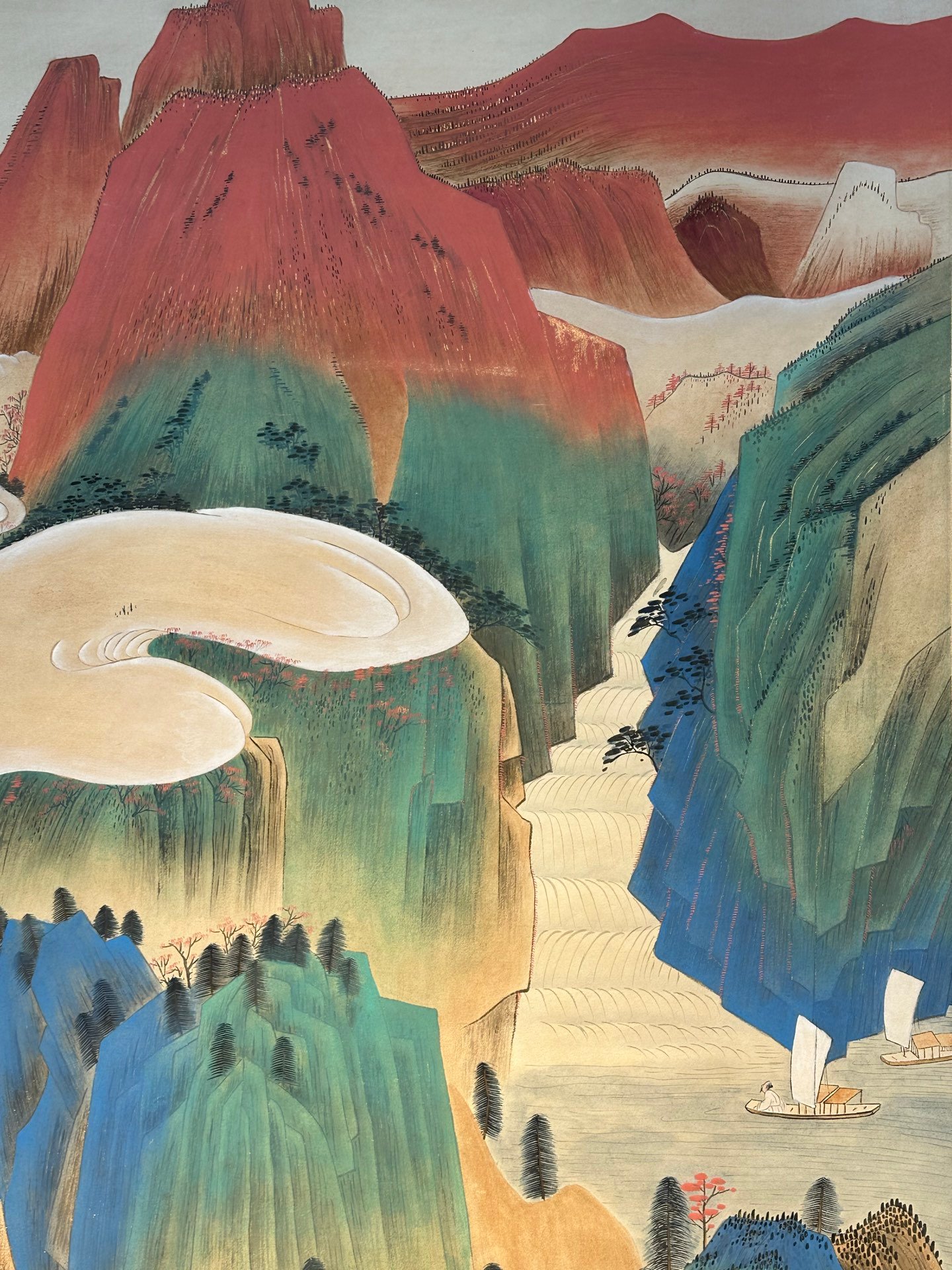 Chinese scroll painting Zhang Daqian