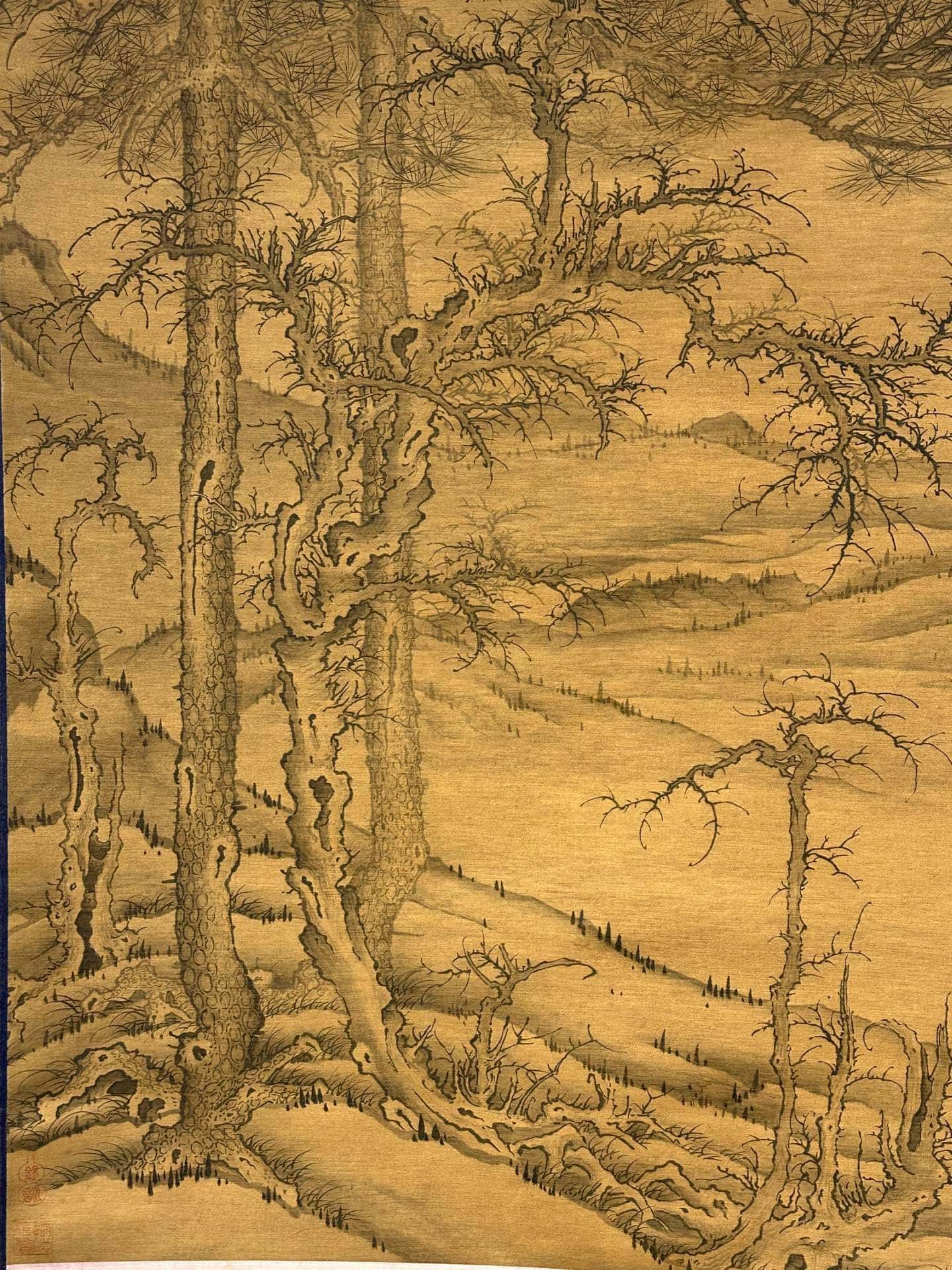 Chinese scroll painting Li Cheng