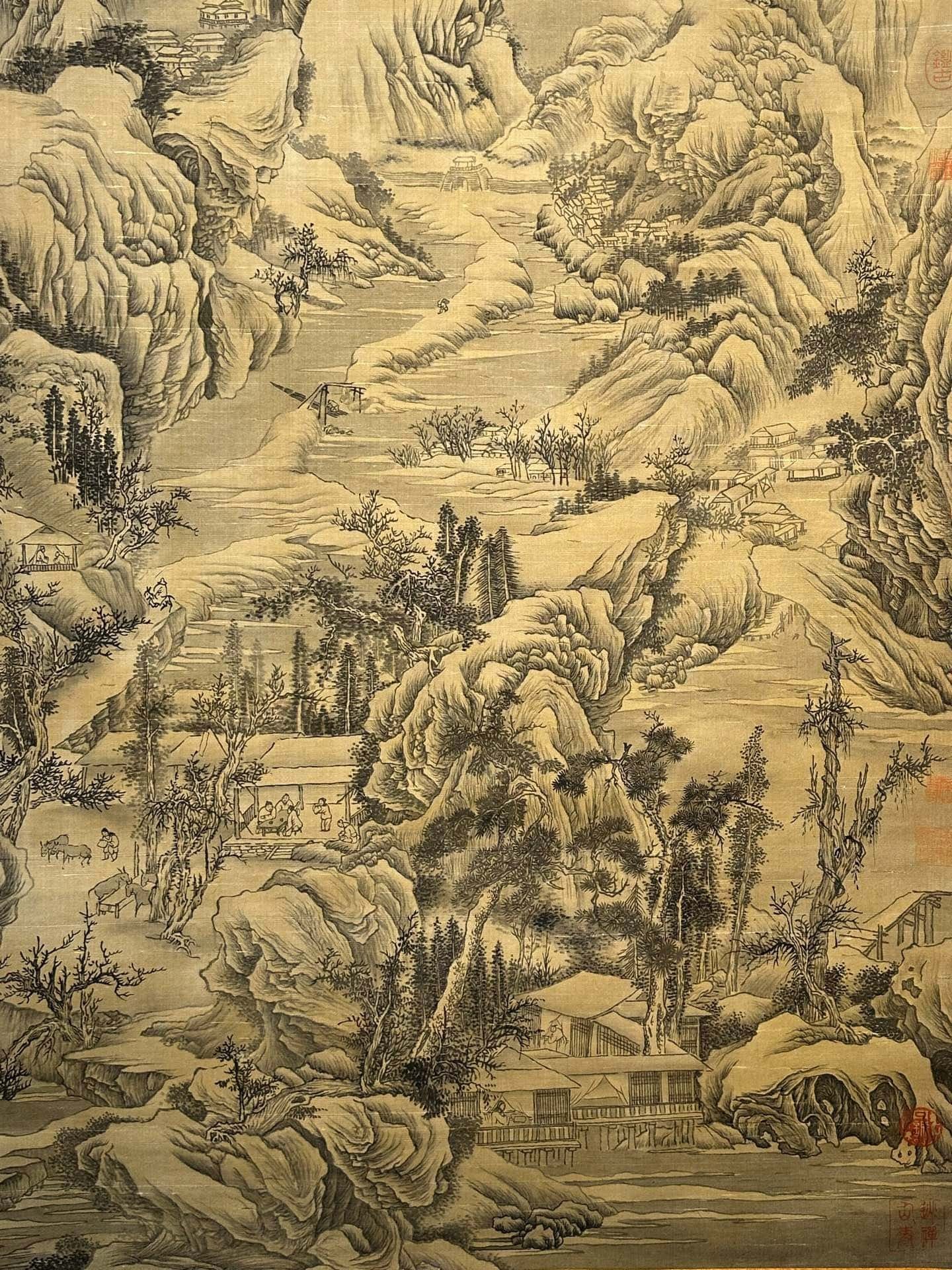 Chinese scroll painting Guo Zhongshu