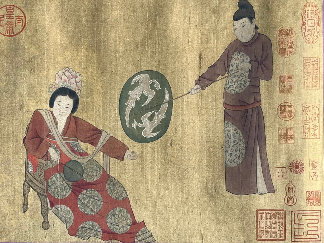 Chinese scroll painting Zhou Fang